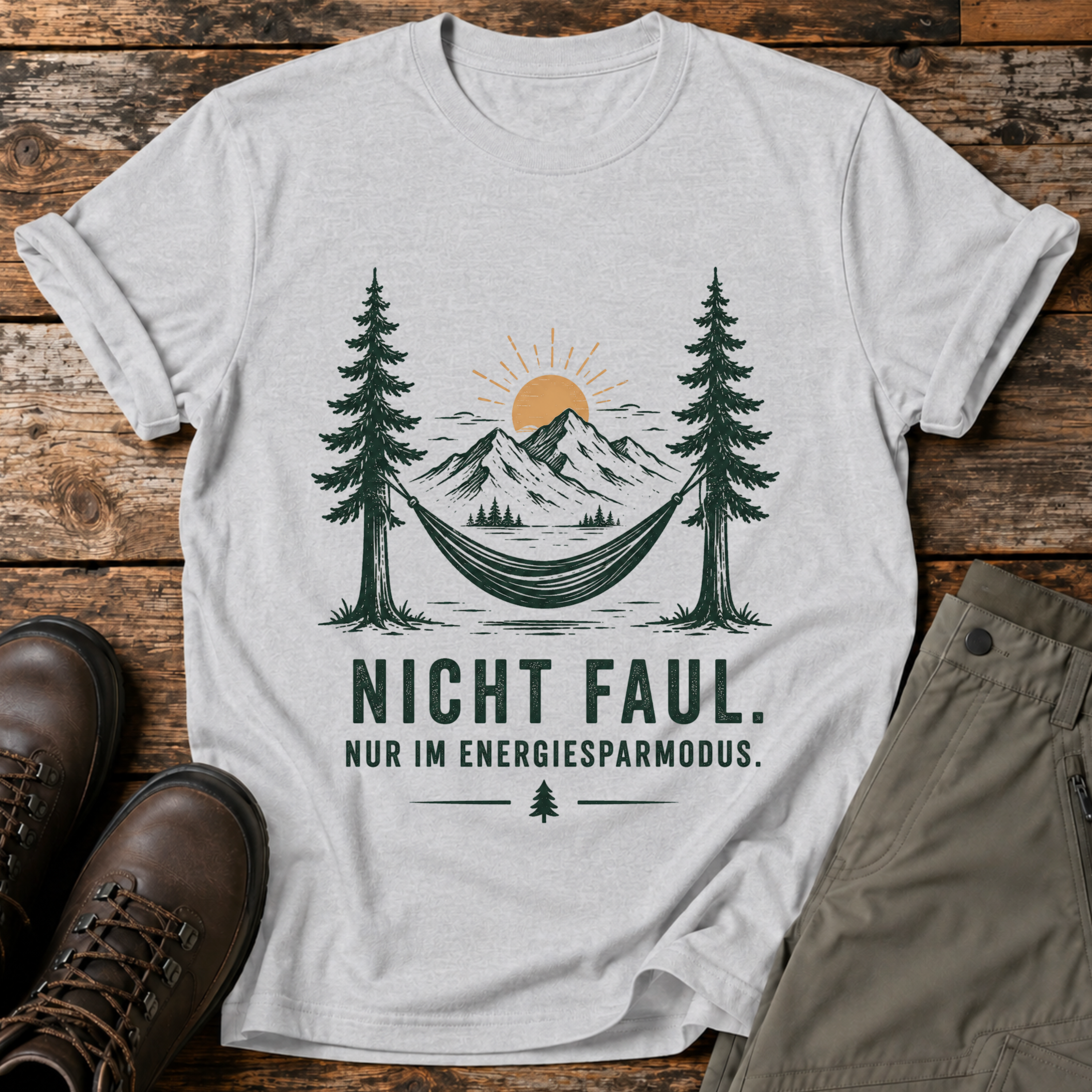 Nicht faul. nur im energiesparmodus T-shirt