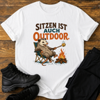 Sitzen ist auch outdoor T-Shirt