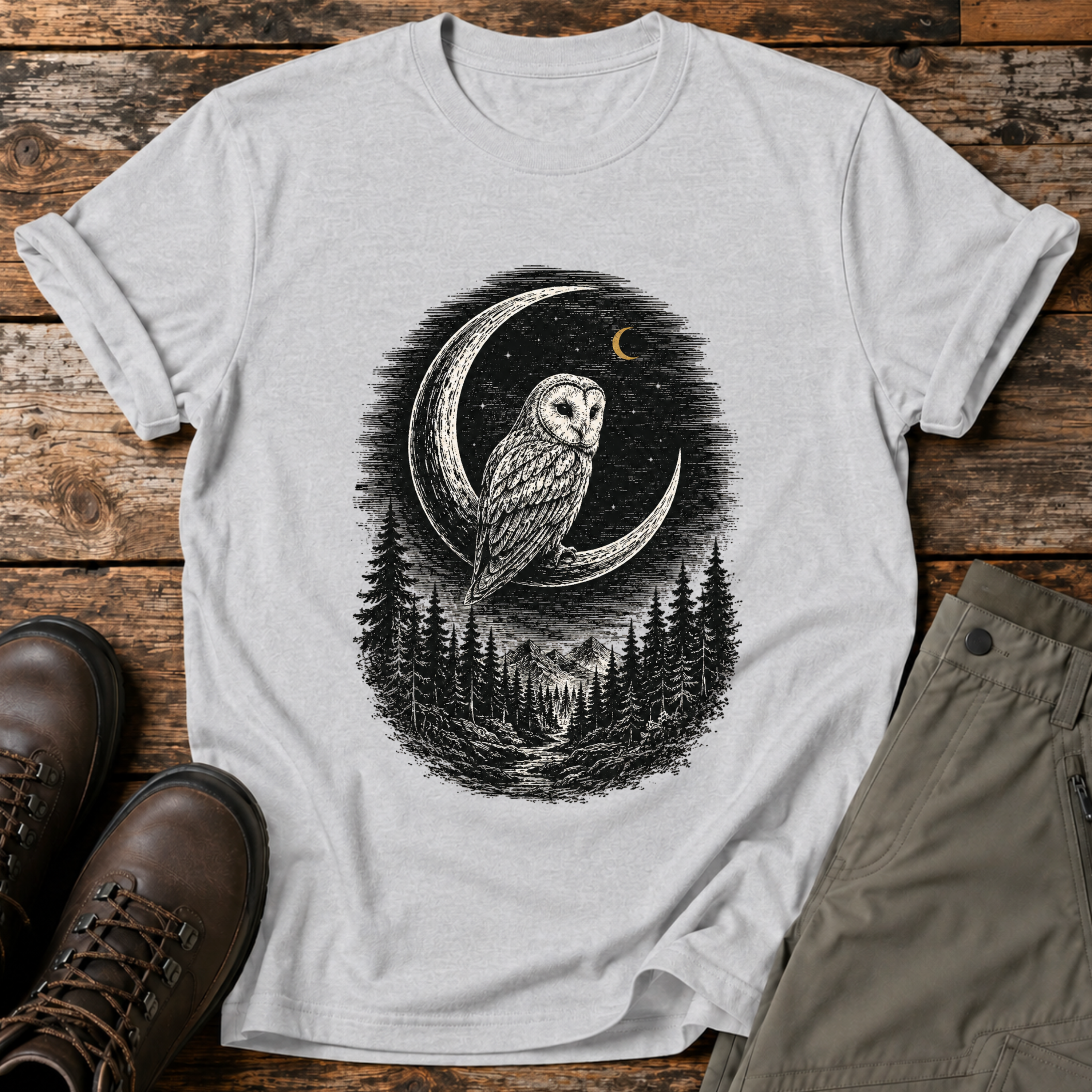 Mond-Eule T-shirt