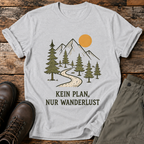 Kein plan nur wanderlust T-shirt