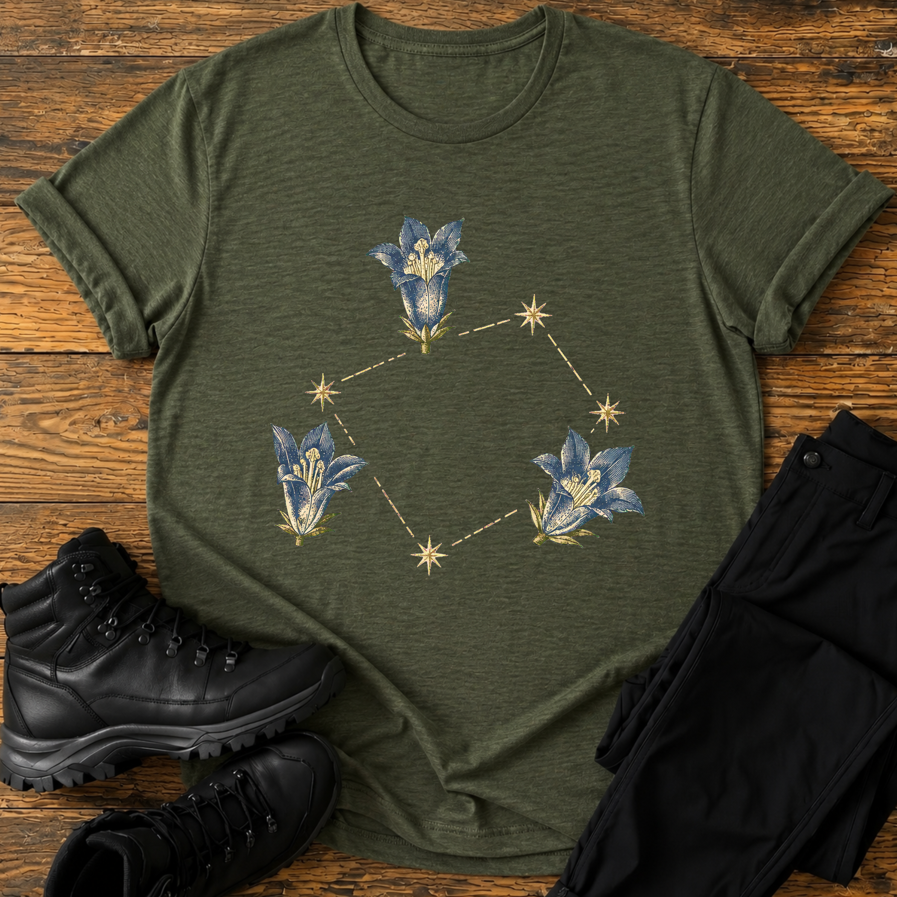 Blumen-Konstellation T-Shirt