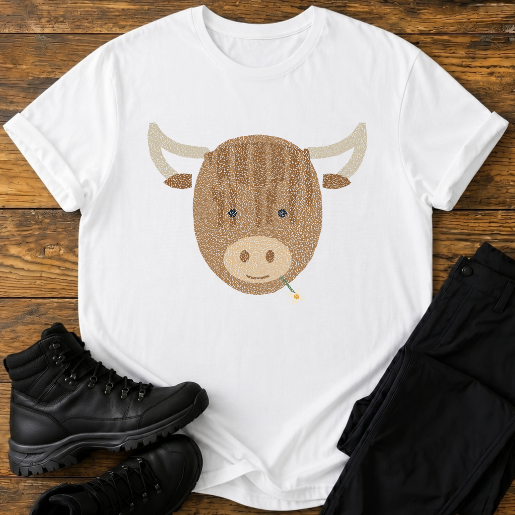 Zottelchen mit Blume T-Shirt