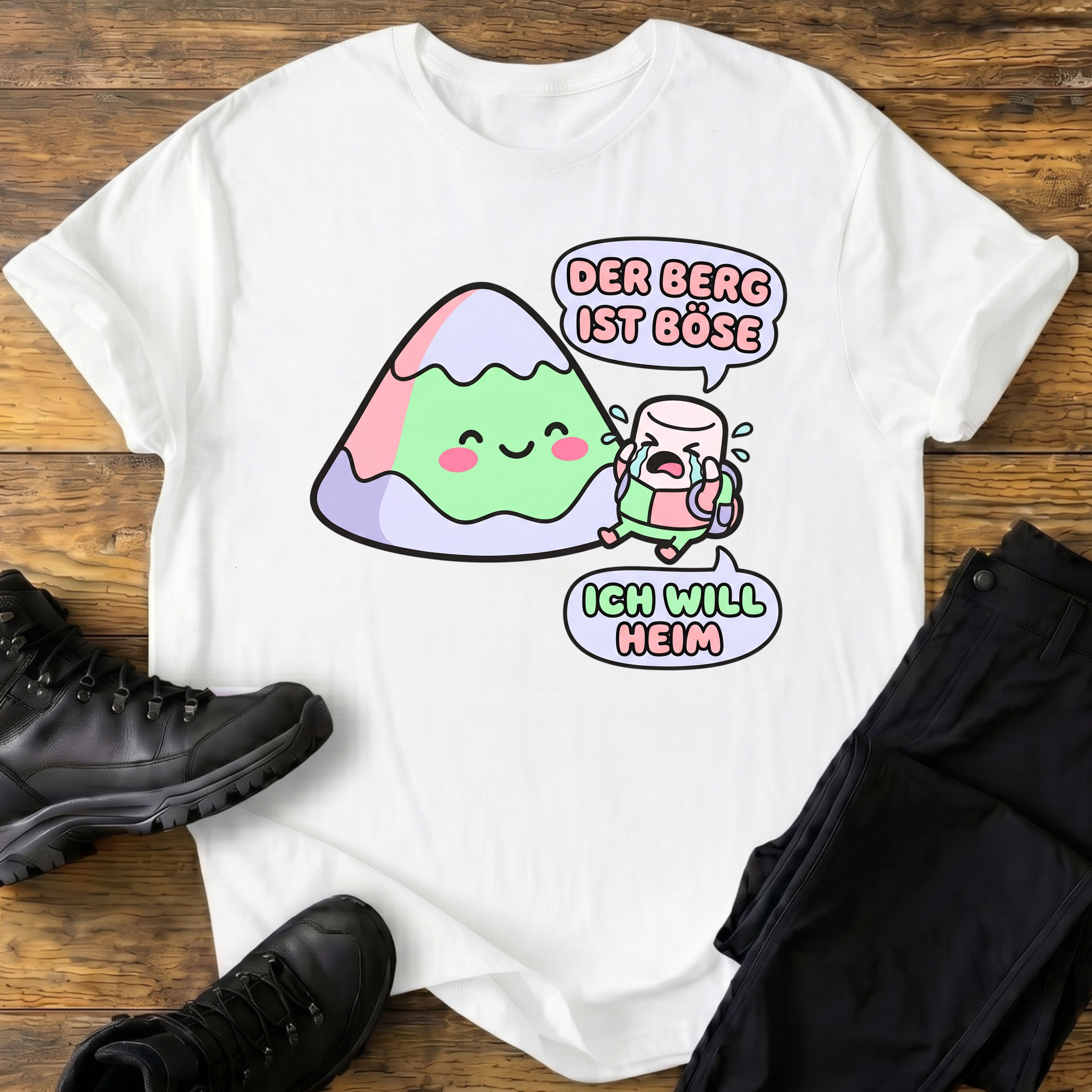 Der Berg ist böse T-Shirt
