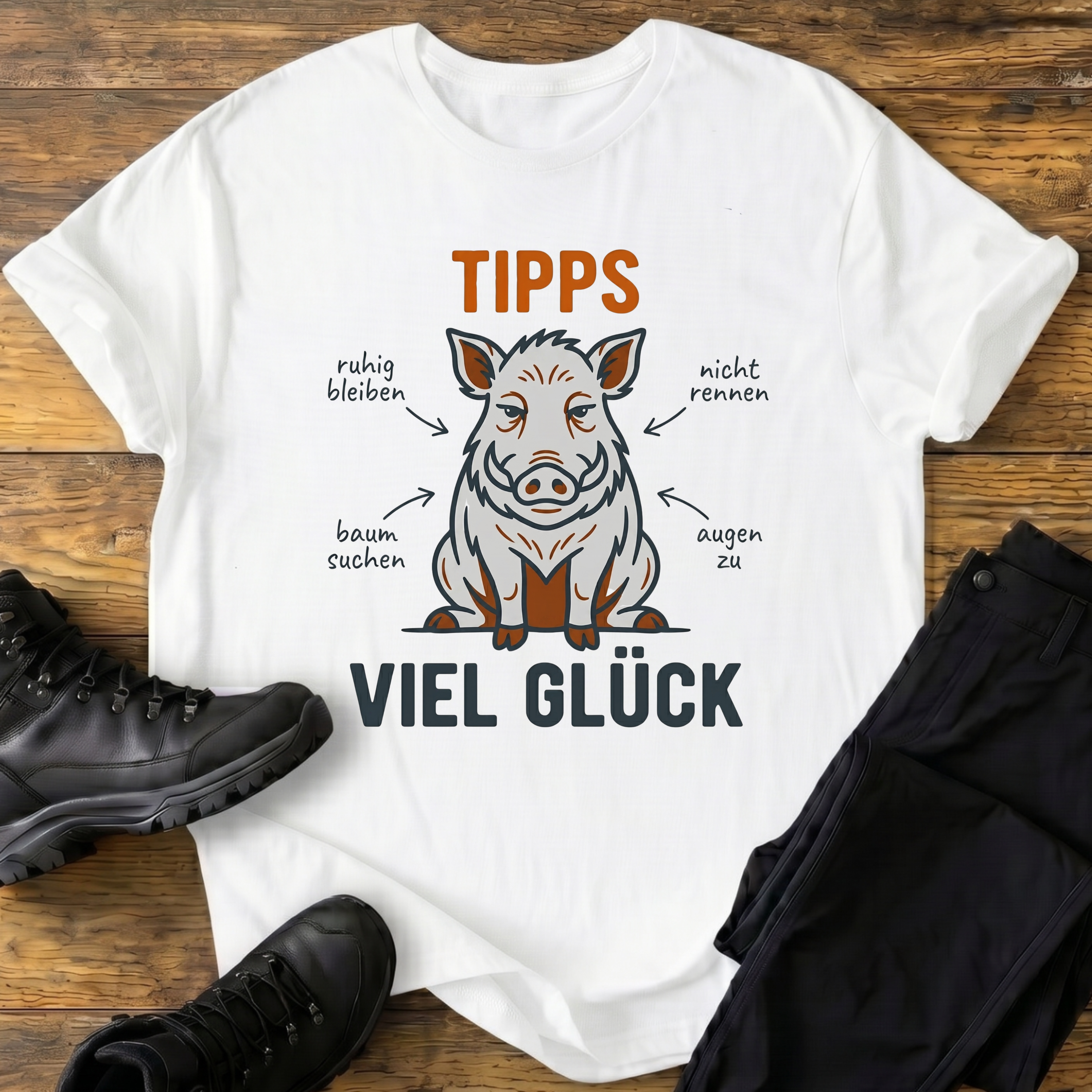 Wildschwein Tipps T-Shirt