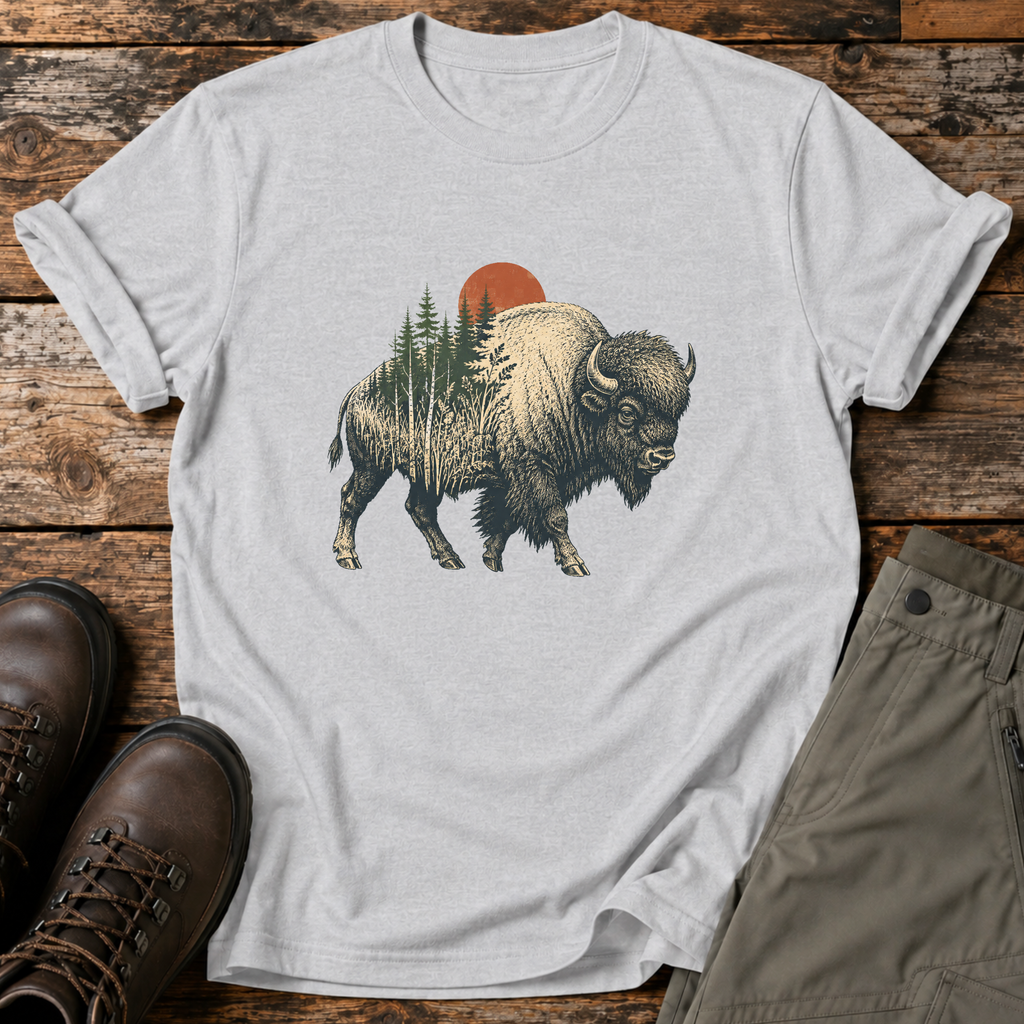 Wanderlust Bison T-shirt