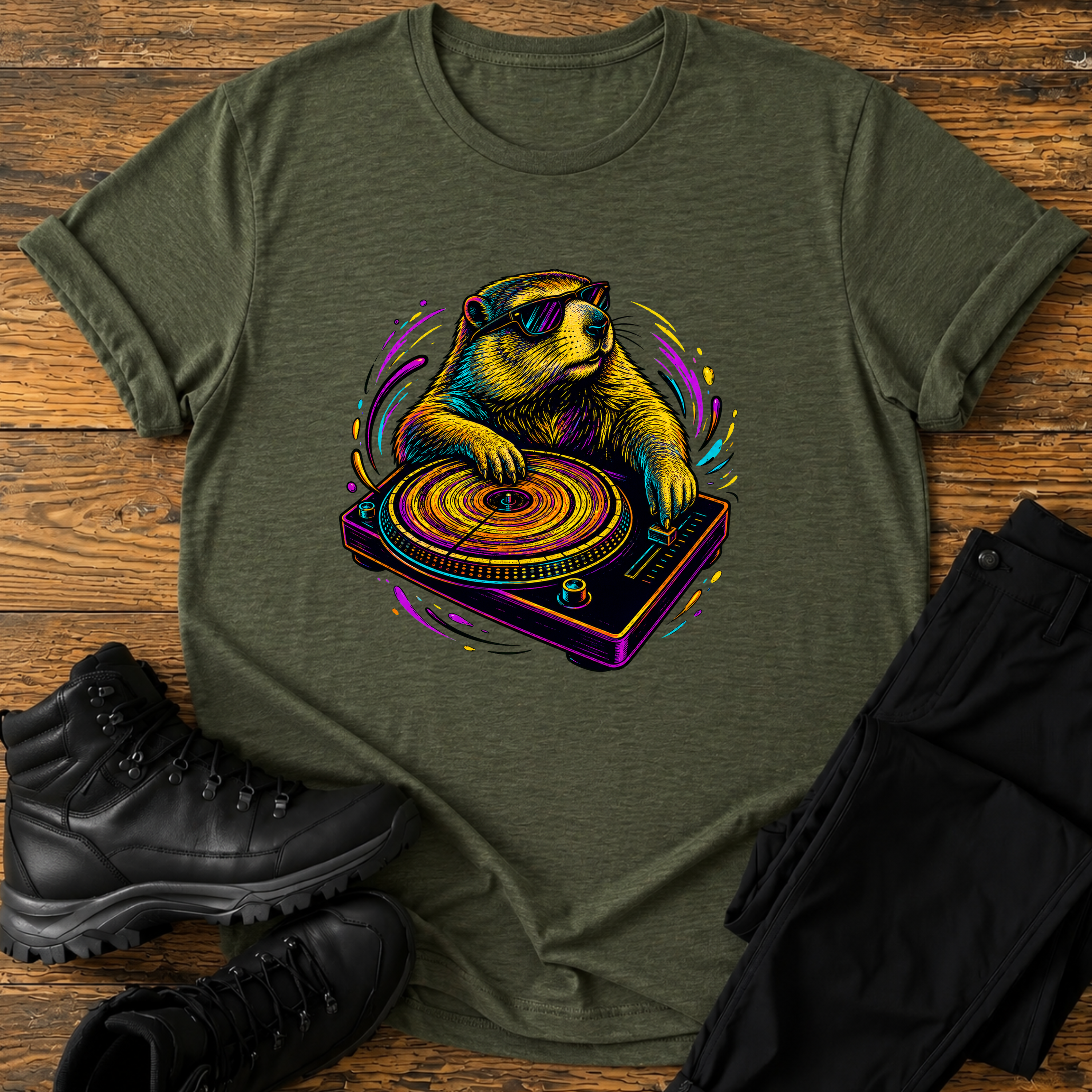 Murmeltier DJ T-Shirt