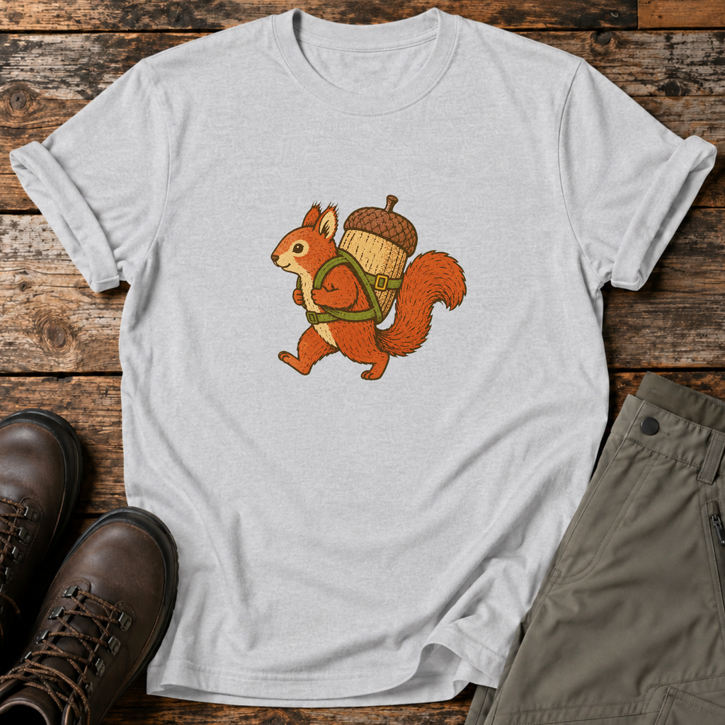 Eichhörnchen mit Riesen Eichel T-shirt