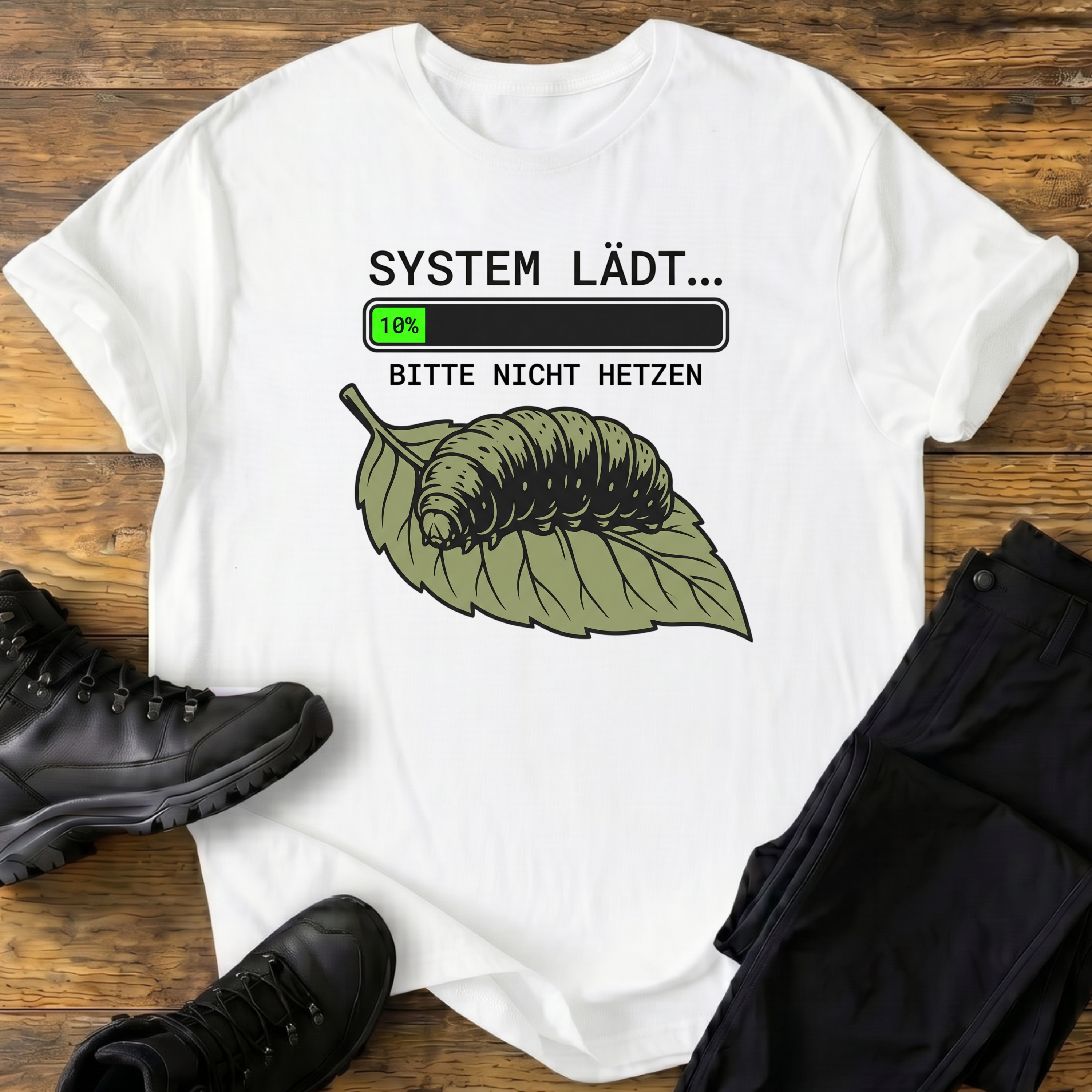 System lädt T-Shirt