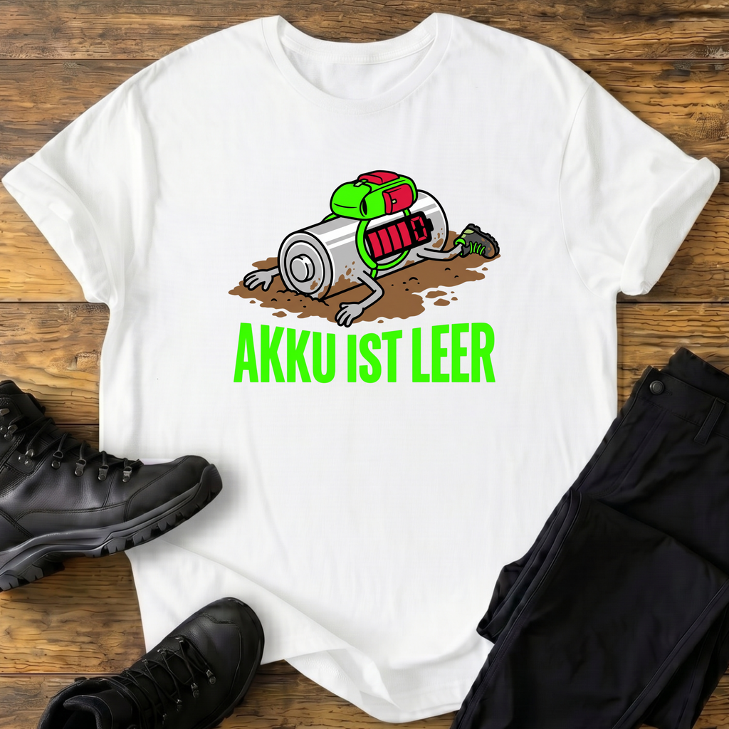 Akku ist leer T-Shirt