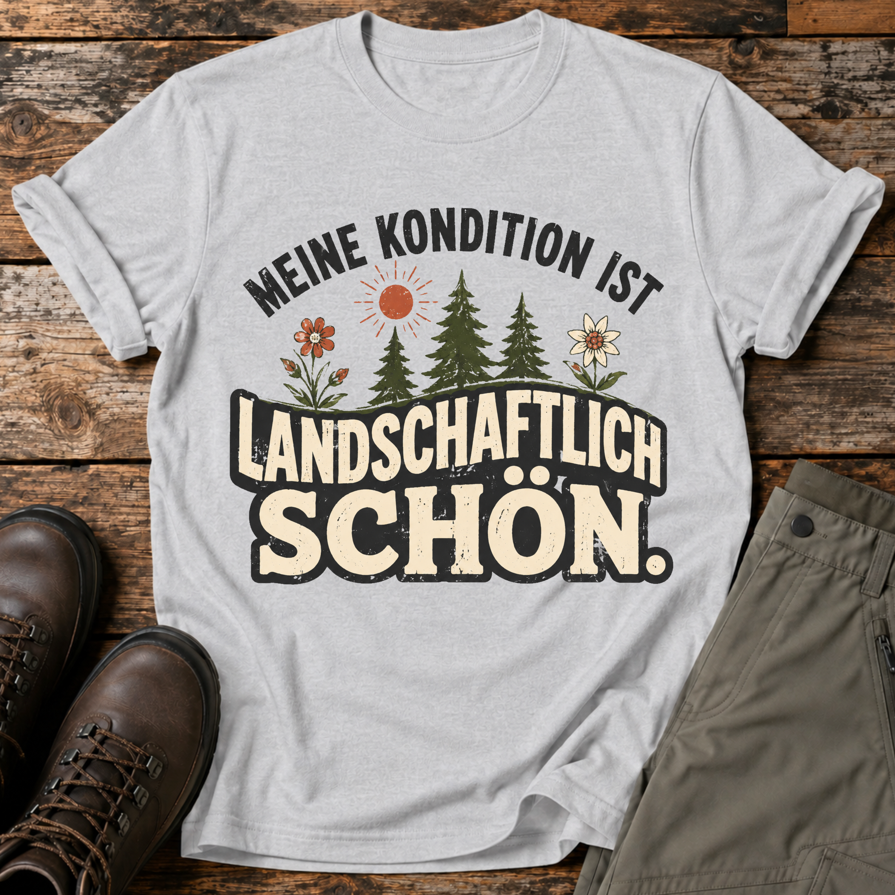 Meine kondition ist landschaftlich schön T-shirt