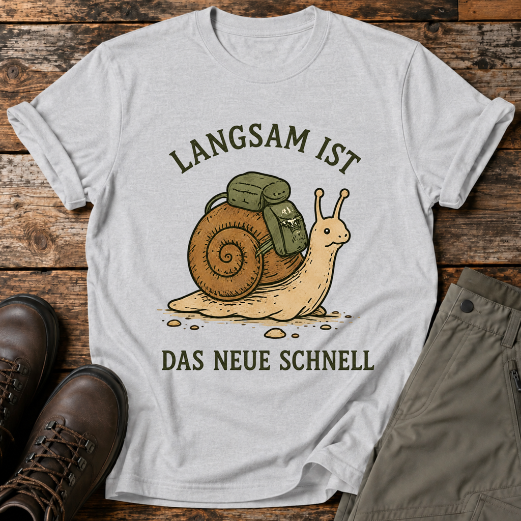 Langsam ist das neue schnell T-shirt