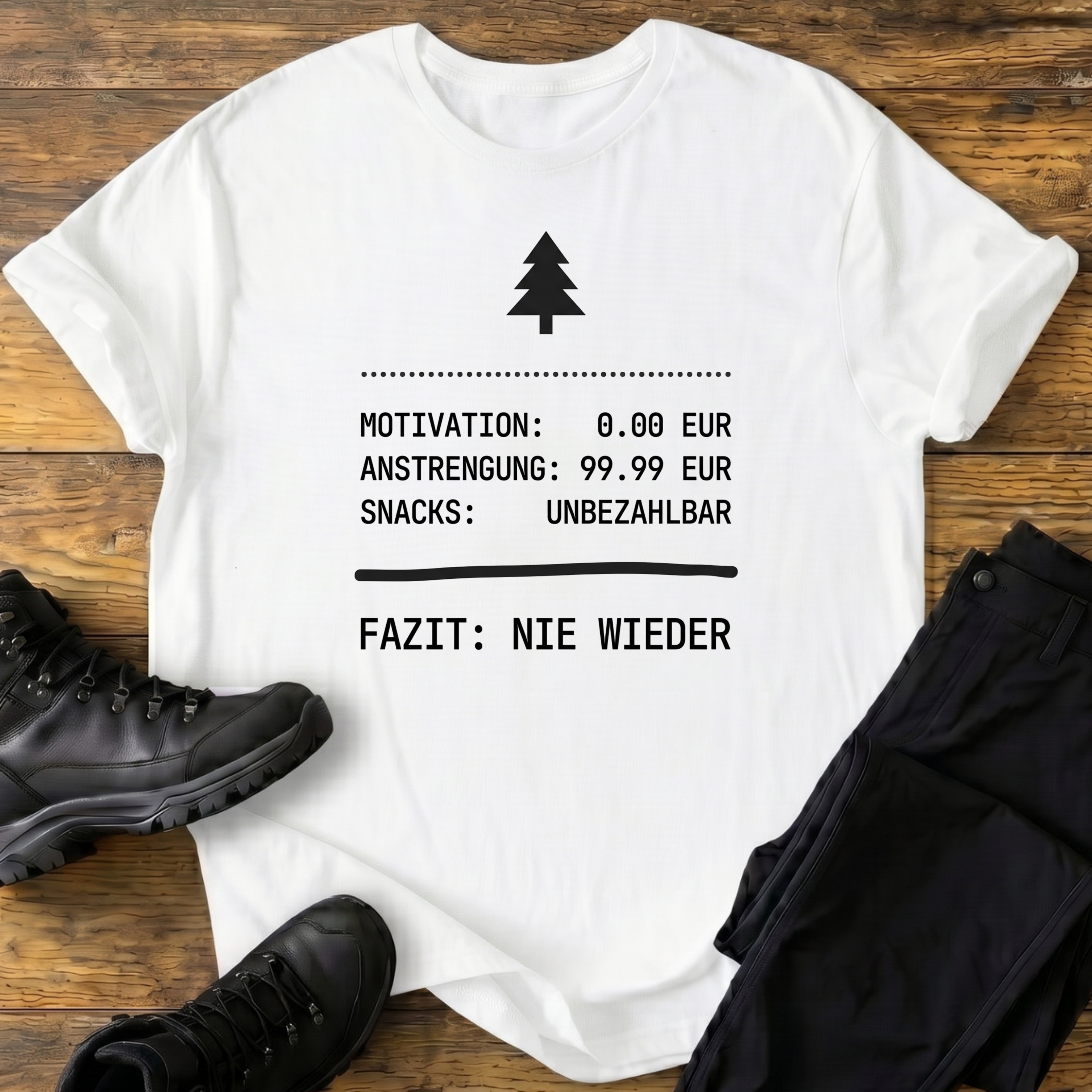 Fazit: nie wieder T-Shirt