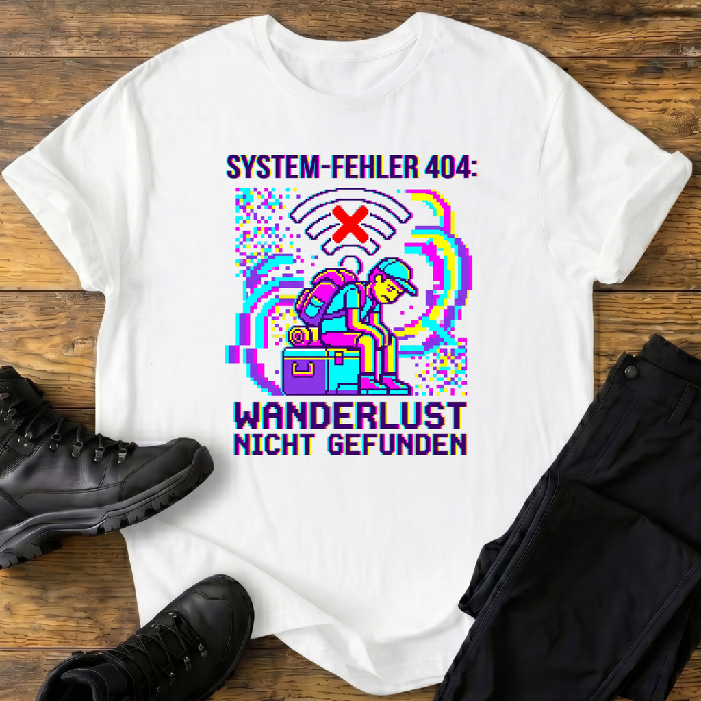 Wanderlust nicht gefunden T-Shirt