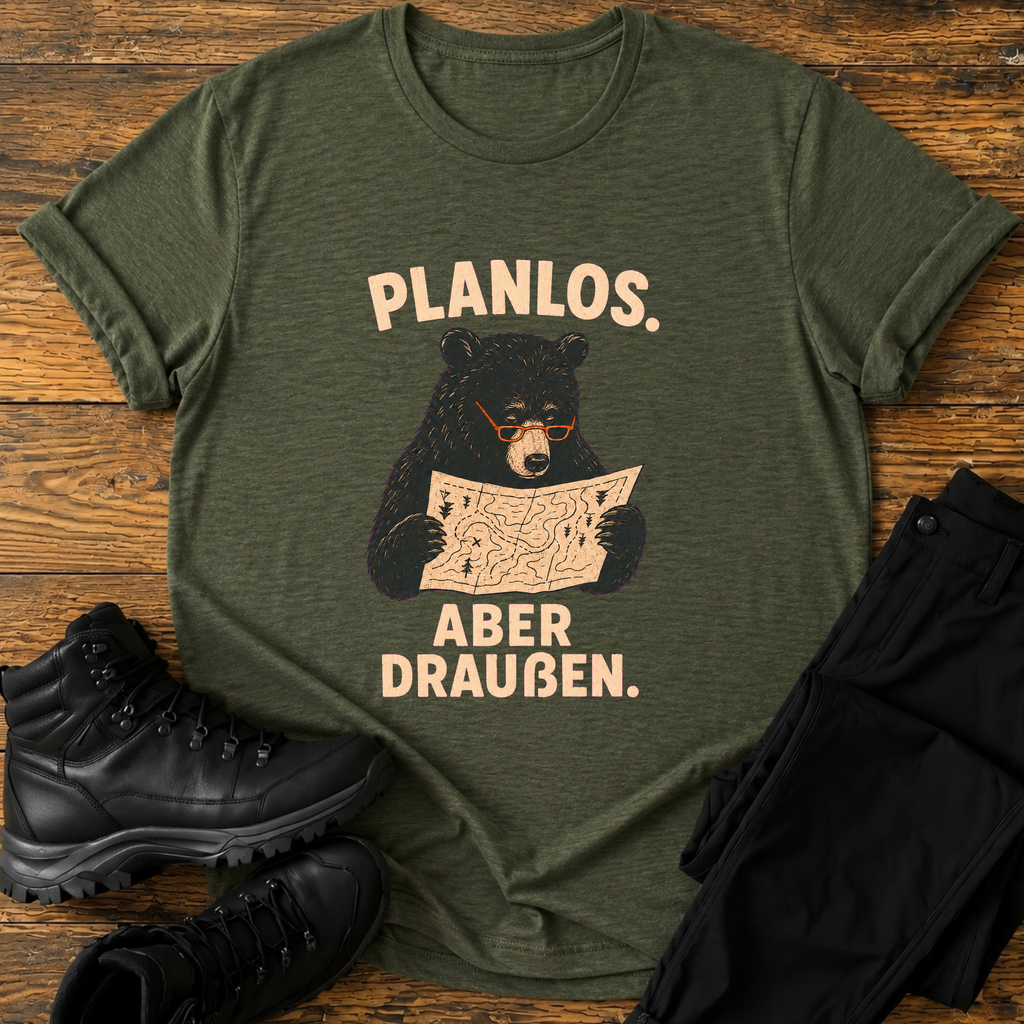 Planlos. Aber Draußen. T-Shirt