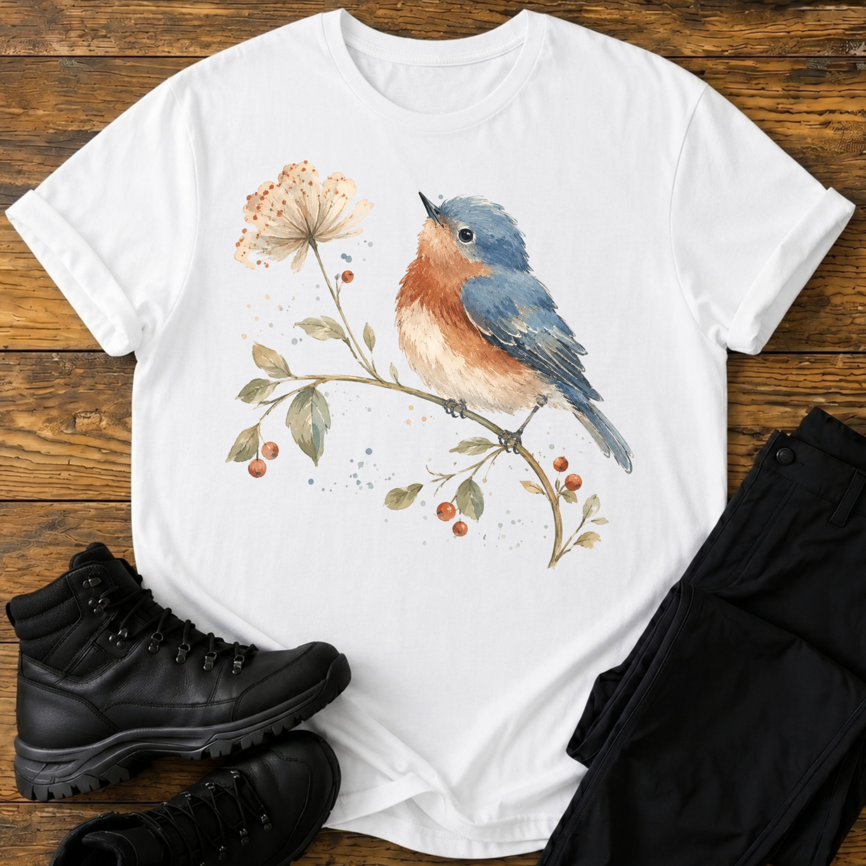 Gefiederte Stille T-Shirt