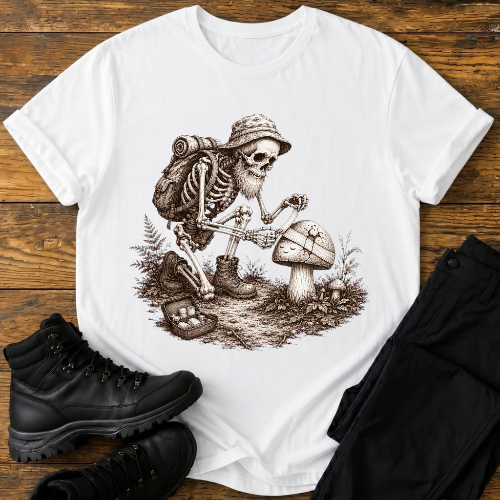 Skelett Pilzverband T-Shirt