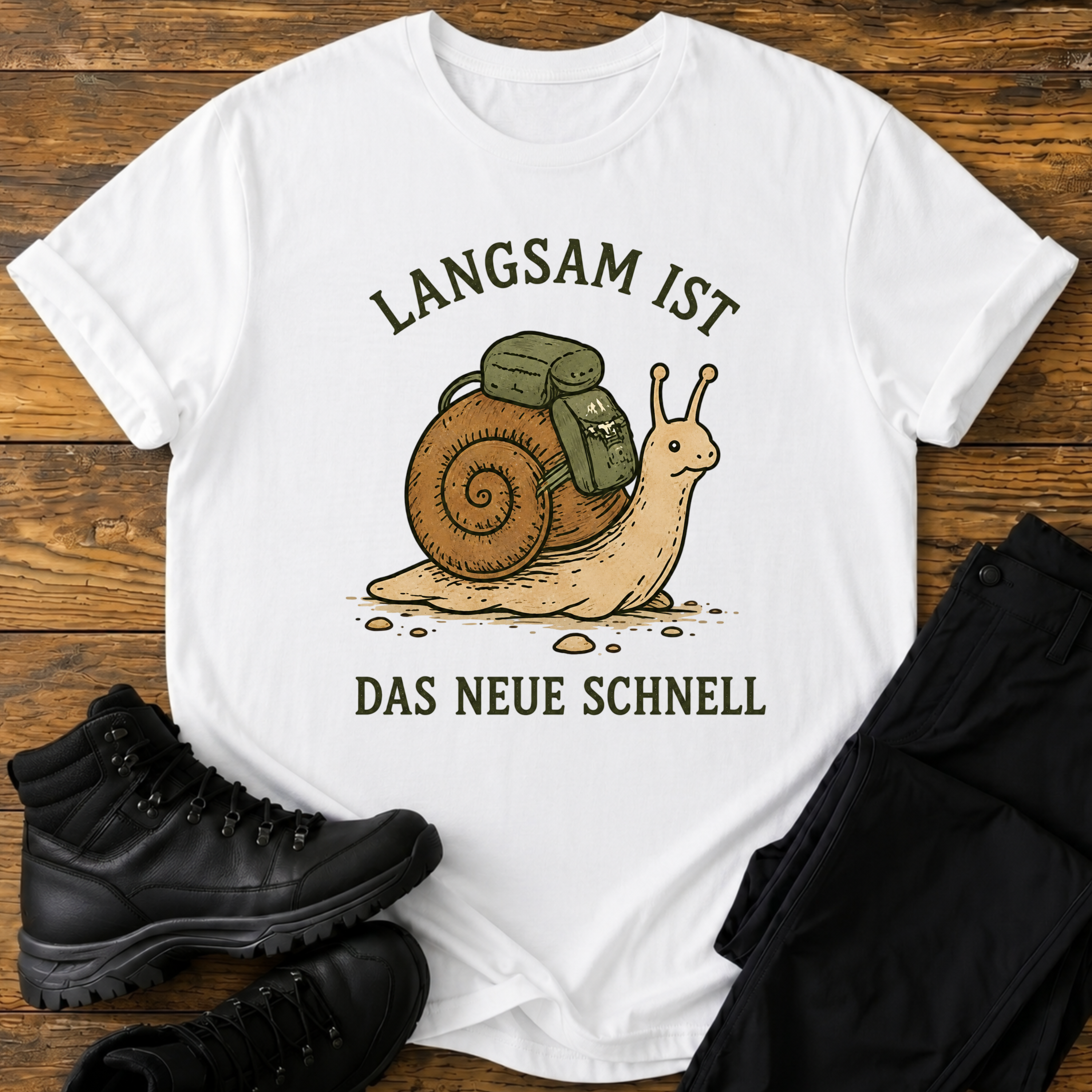 Langsam ist das neue Schnell T-Shirt
