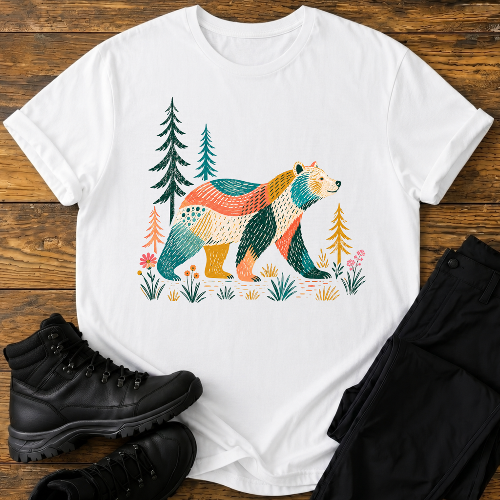 Bunter Bär T-Shirt