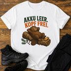 Akku Leer, Kopf frei T-Shirt