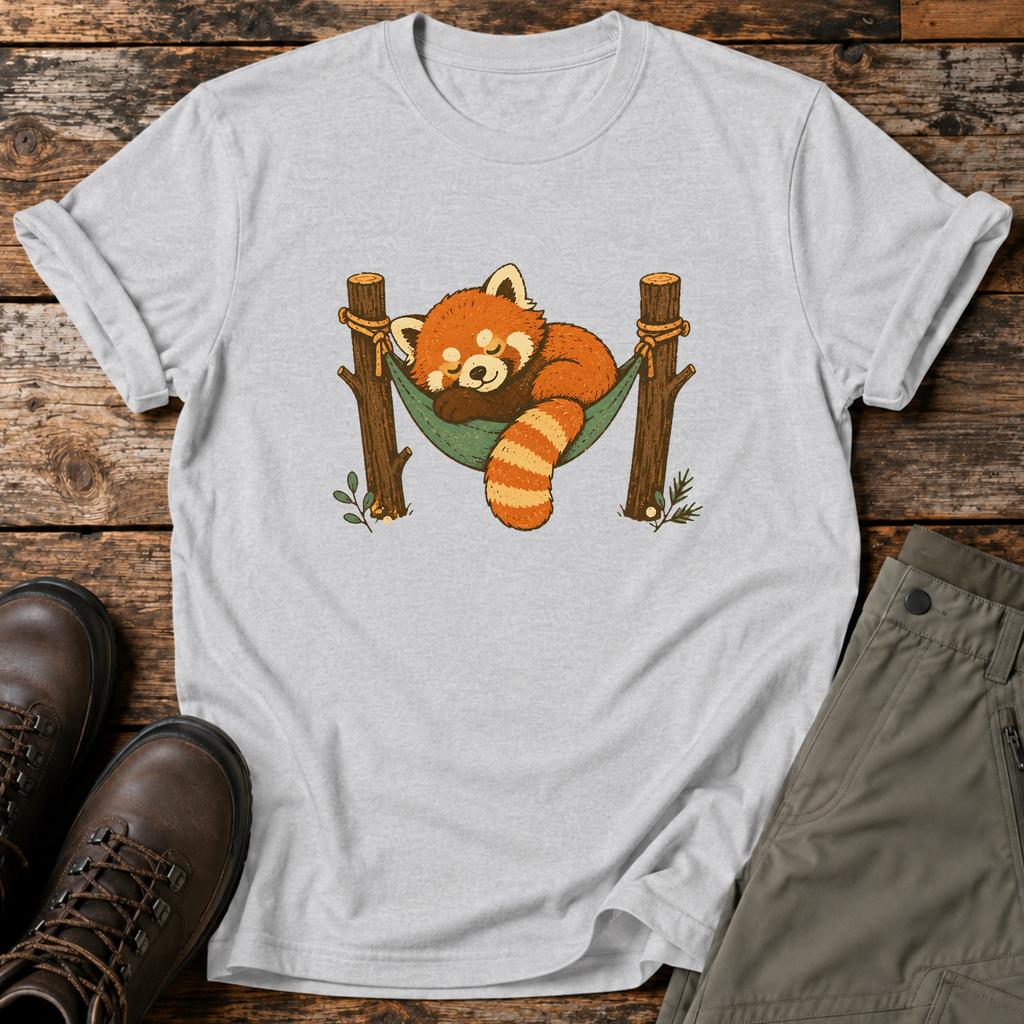 Schlafender Roter Panda T-shirt