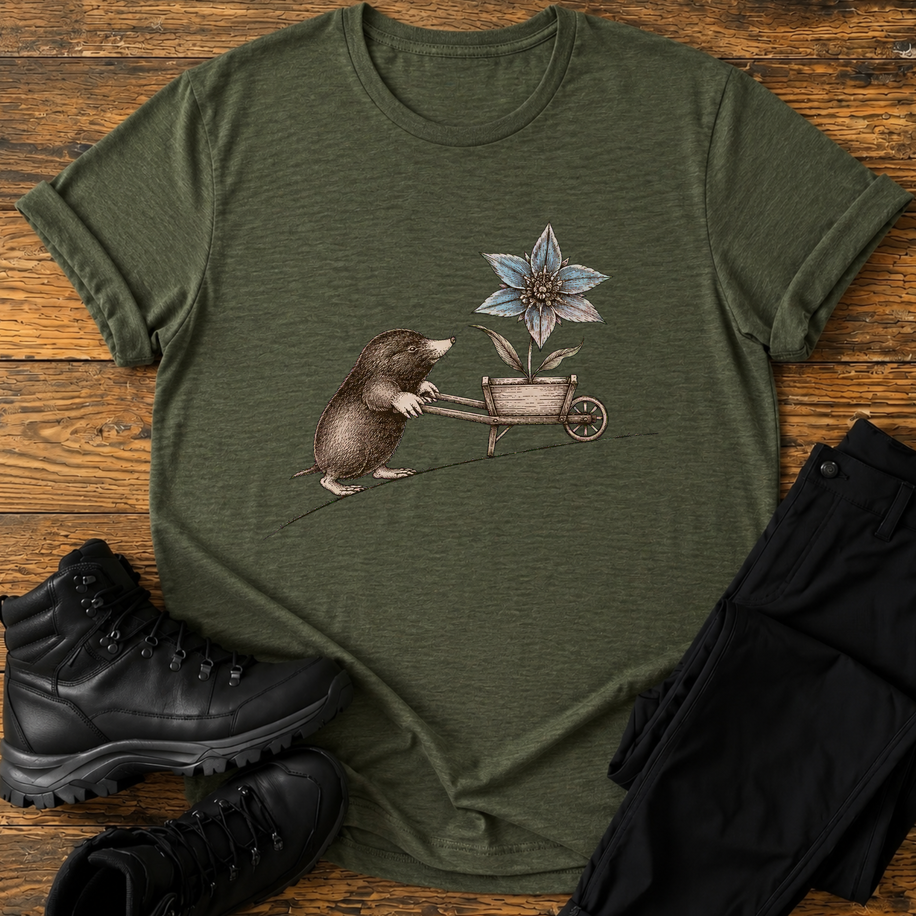 Gärtner-Maulwurf T-Shirt