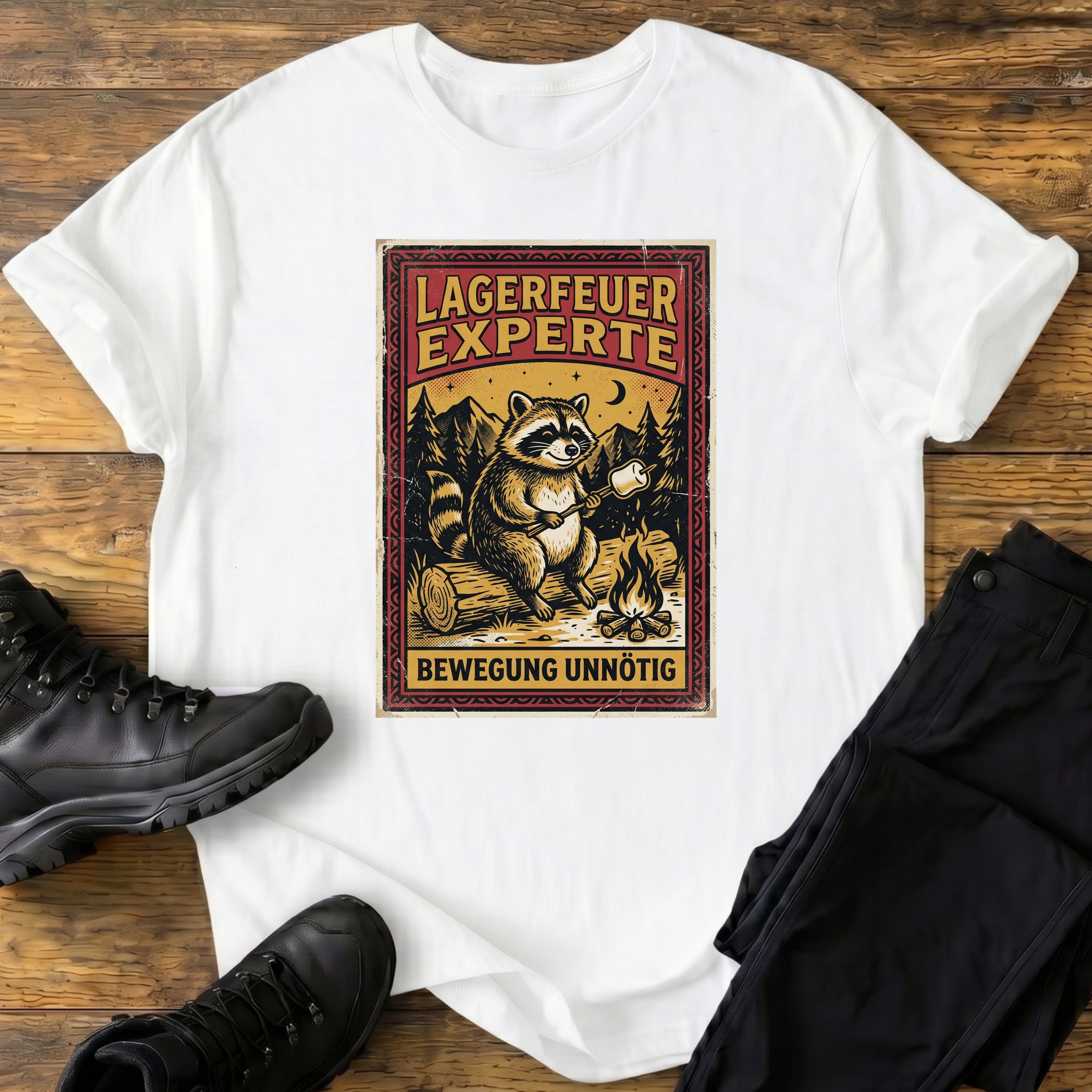 Lagerfeuer-Experte T-Shirt