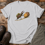 Hirschkäfer mit Eichel T-shirt