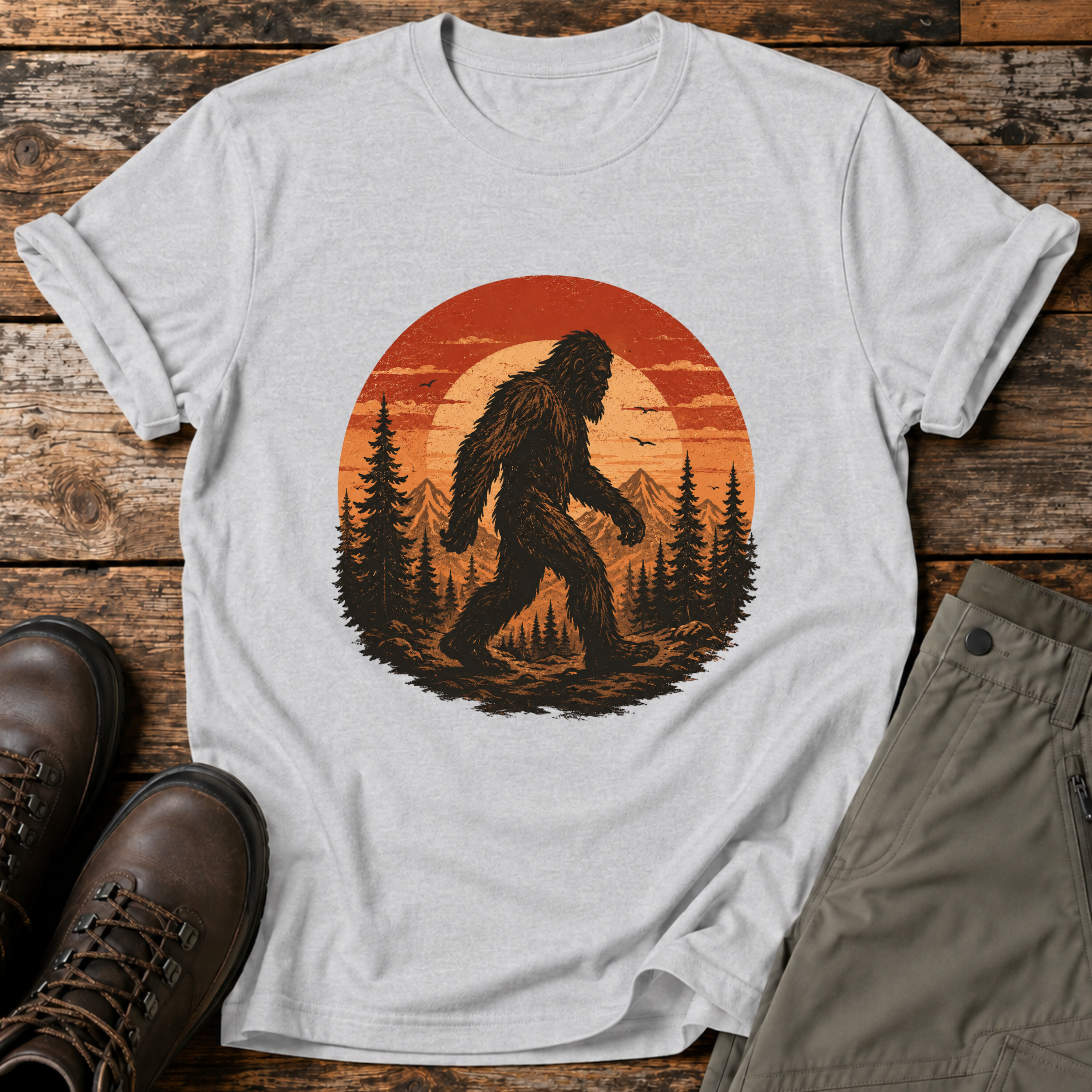 Bigfoots Wanderung T-shirt