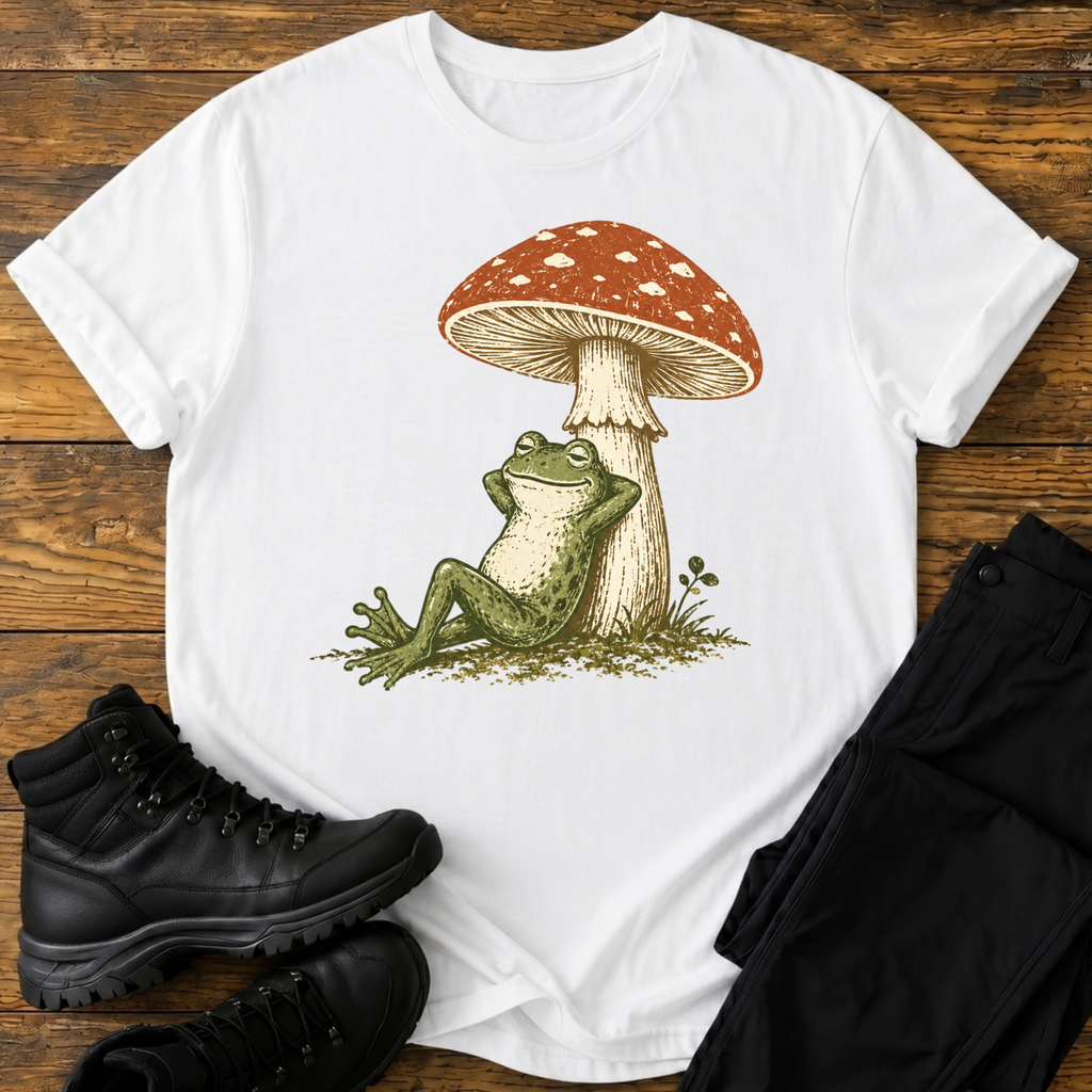 Der gemütliche Pilz-Hocker T-Shirt