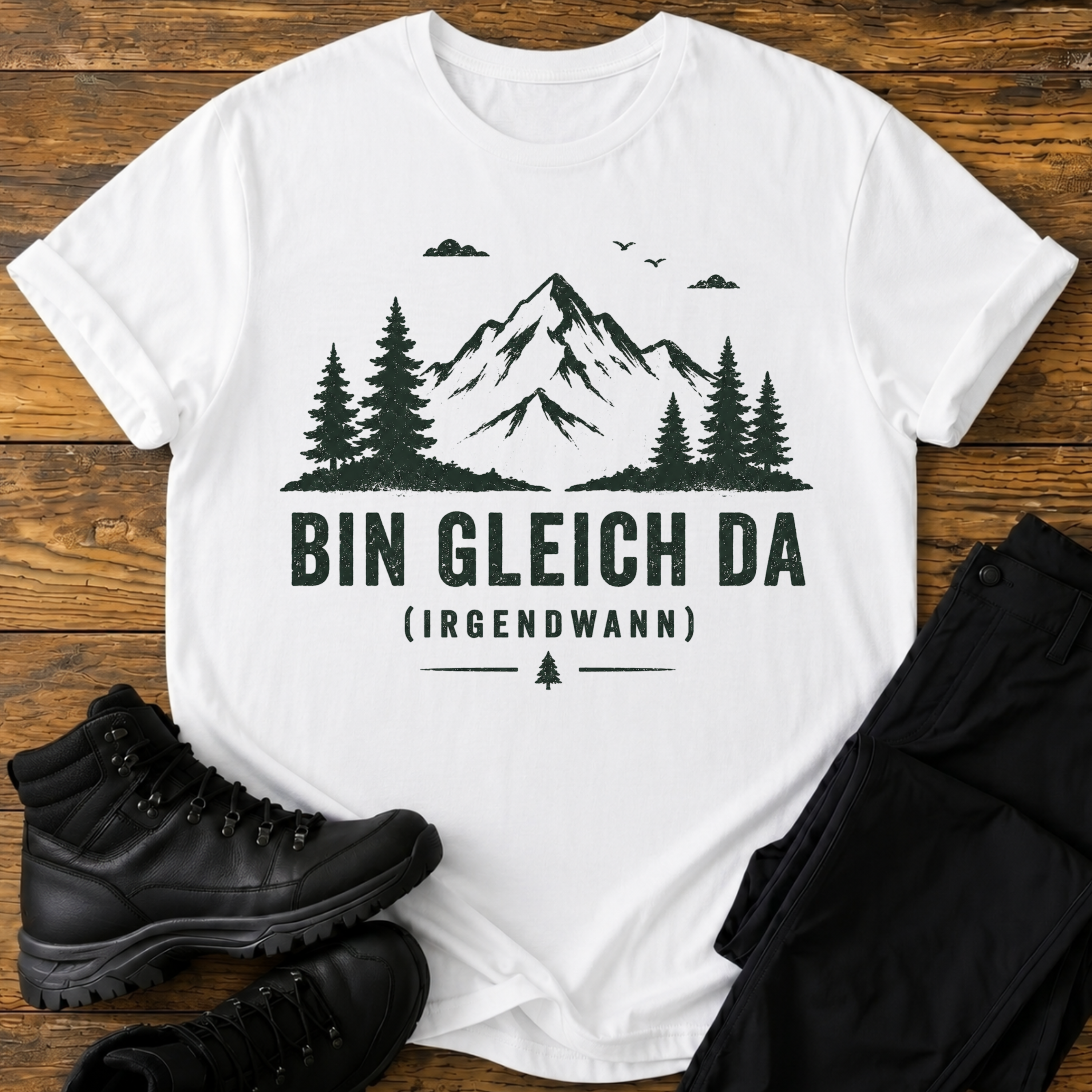 Bin gleich da T-Shirt