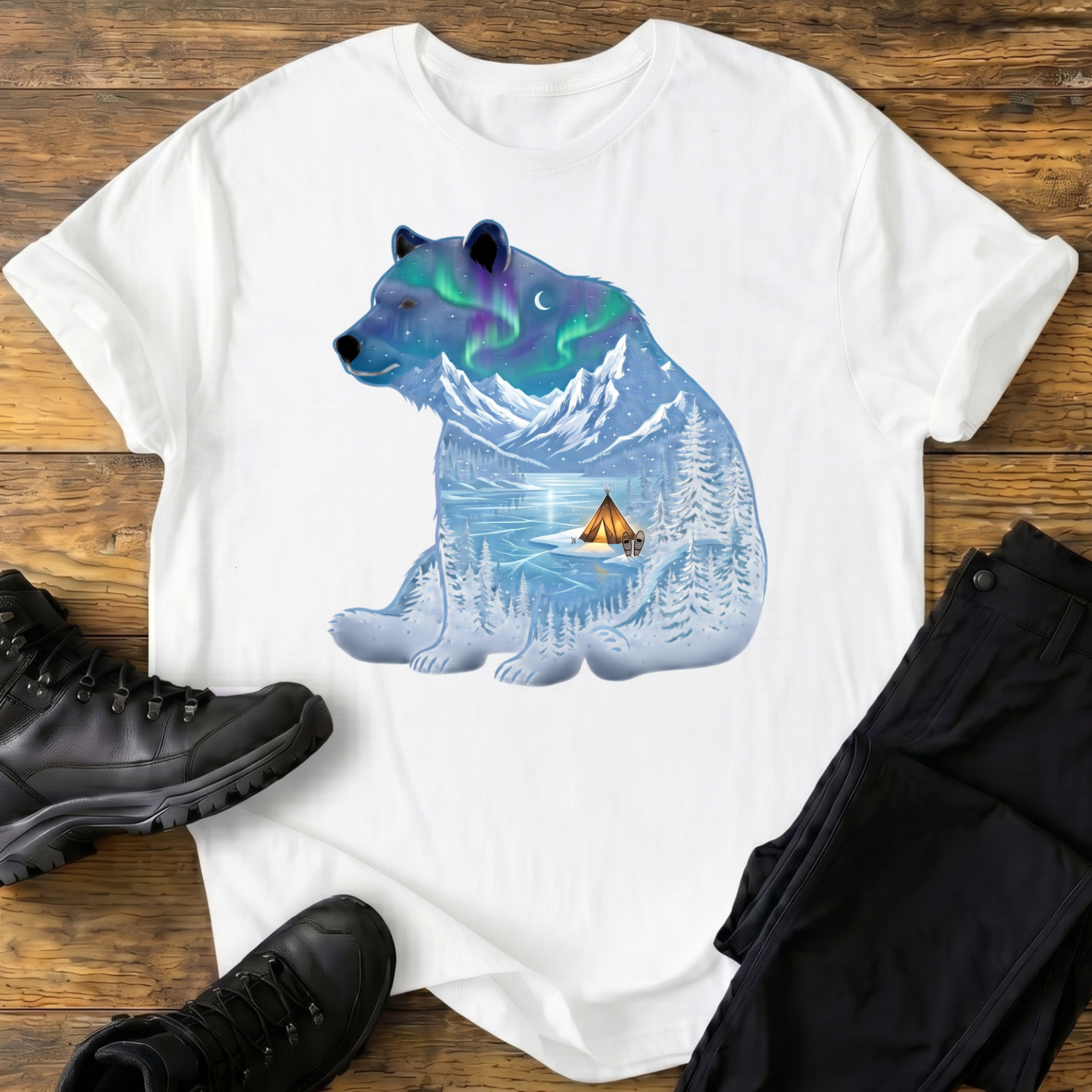 Polarlicht-Traum T-Shirt