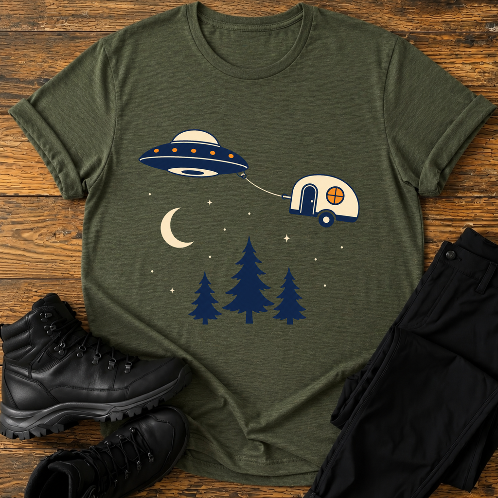 Der fliegende Wohnwagen T-Shirt