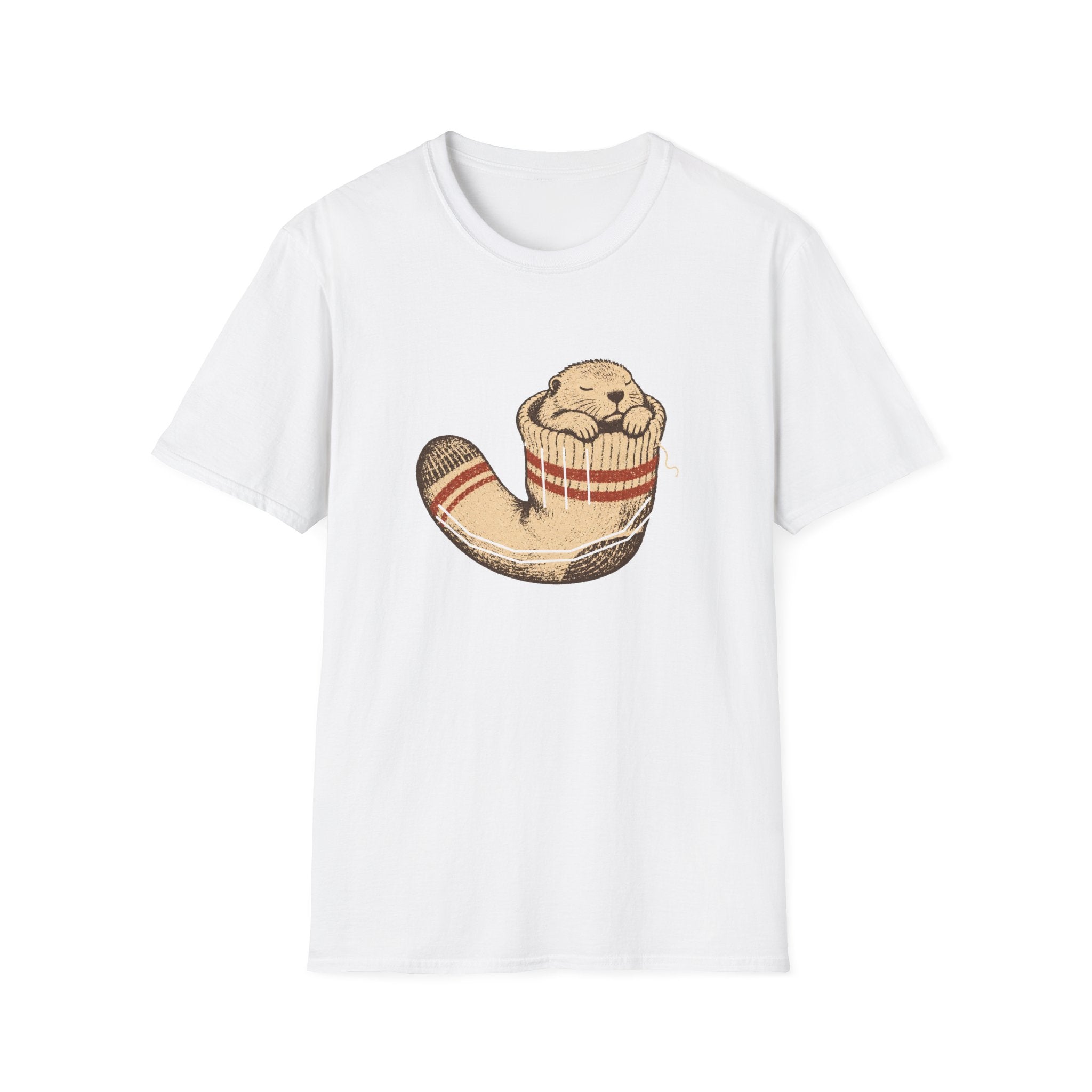 Murmeltier in Wandersocke T-Shirt