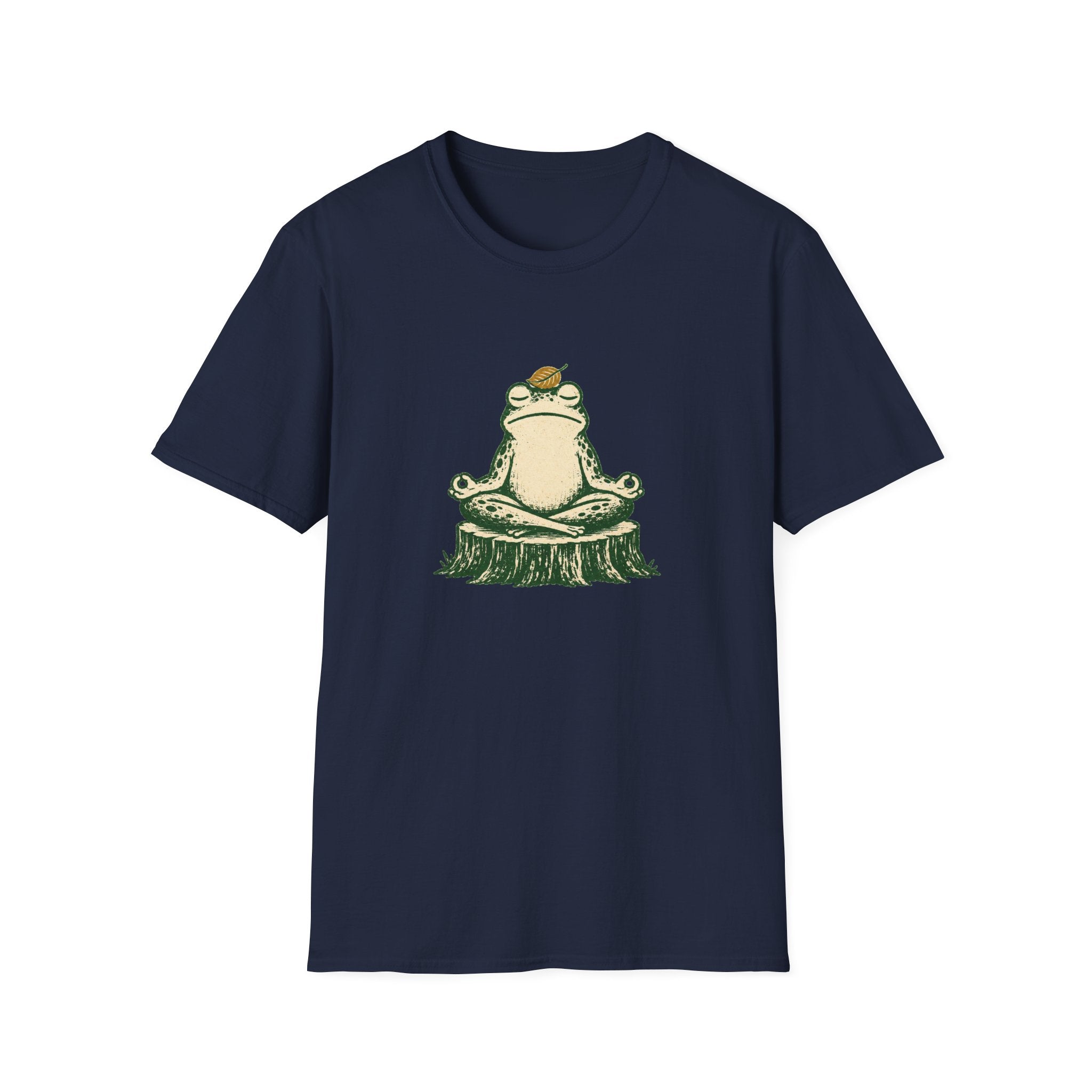 Zen-Modus – Meditierender Frosch T-Shirt