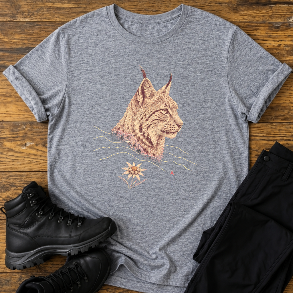 Luchs-Topografie T-Shirt