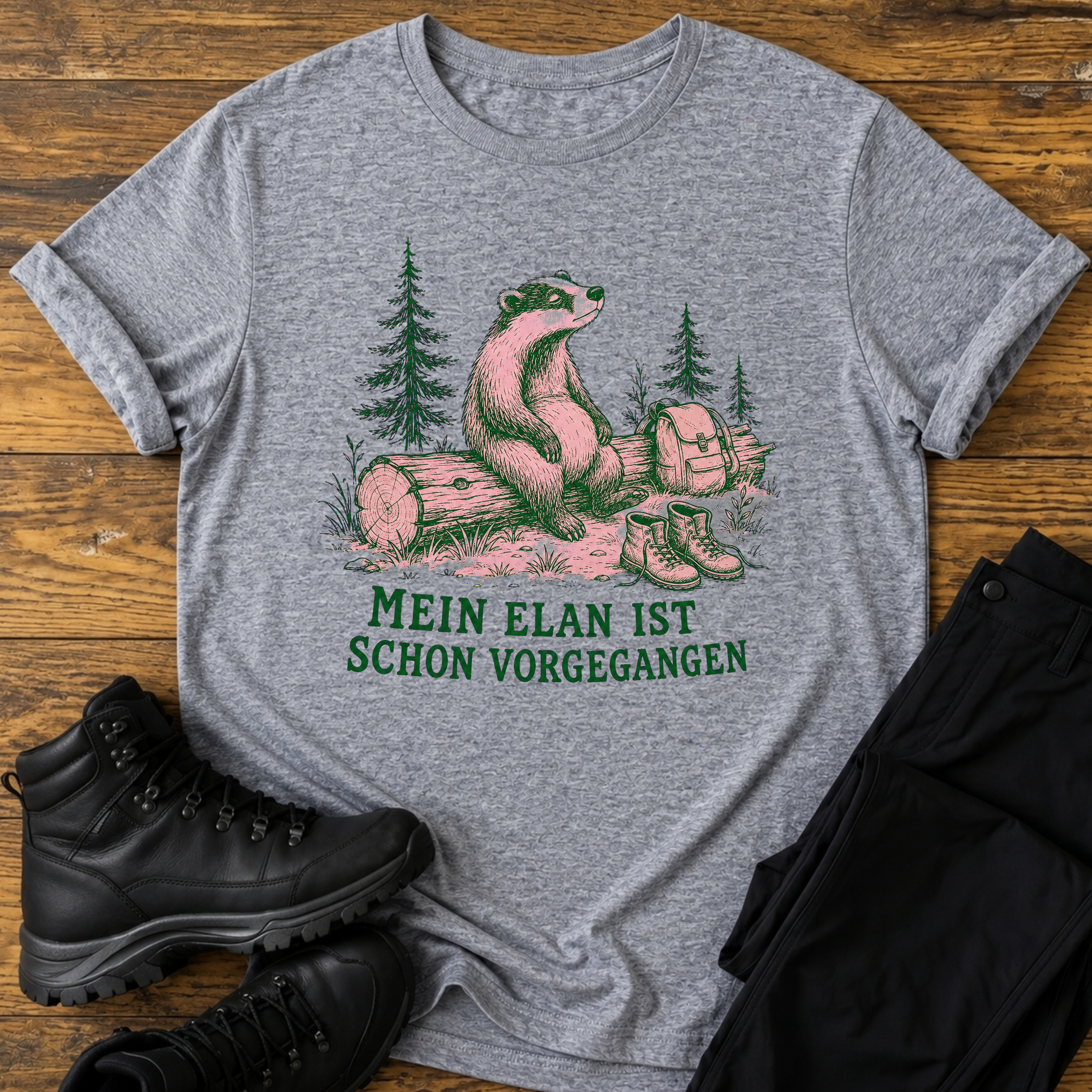 Mein elan ist schon vorgegangen T-Shirt