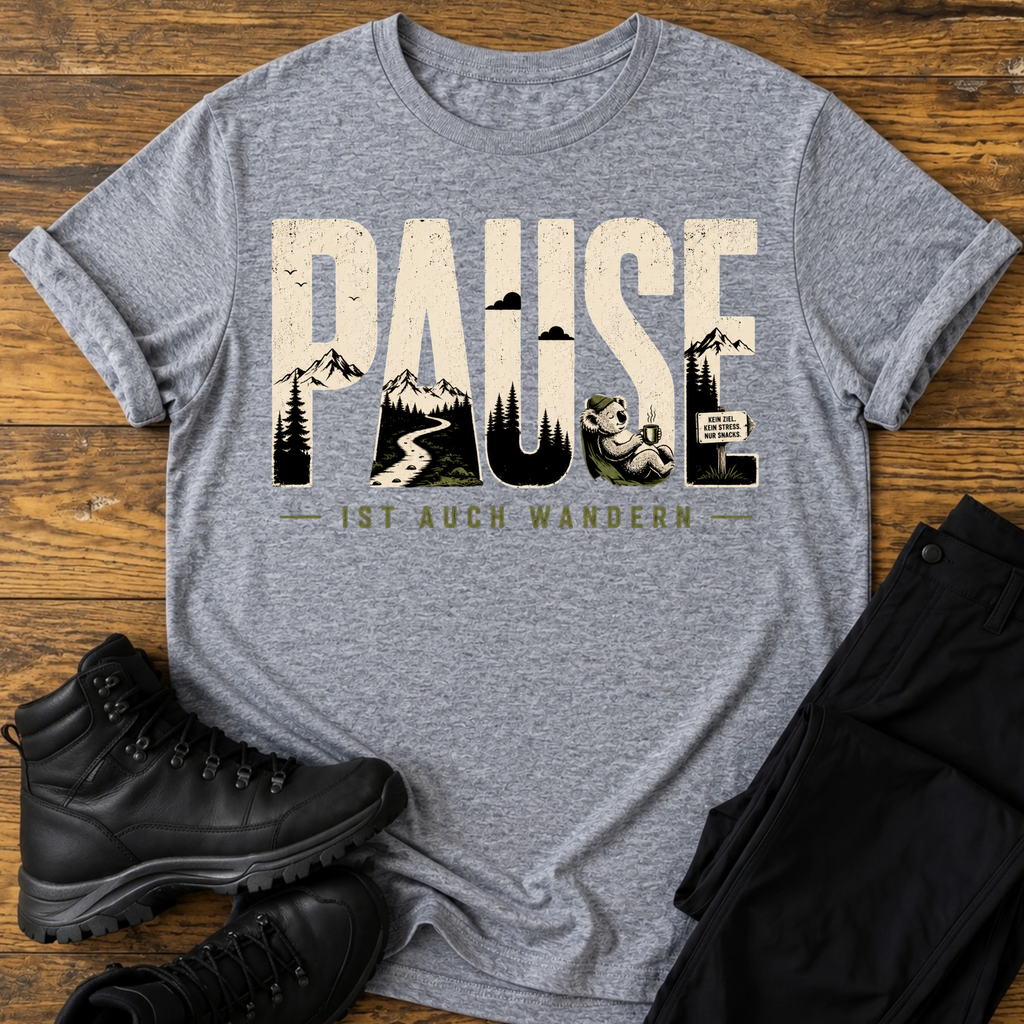 Pause ist auch Wandern T-Shirt