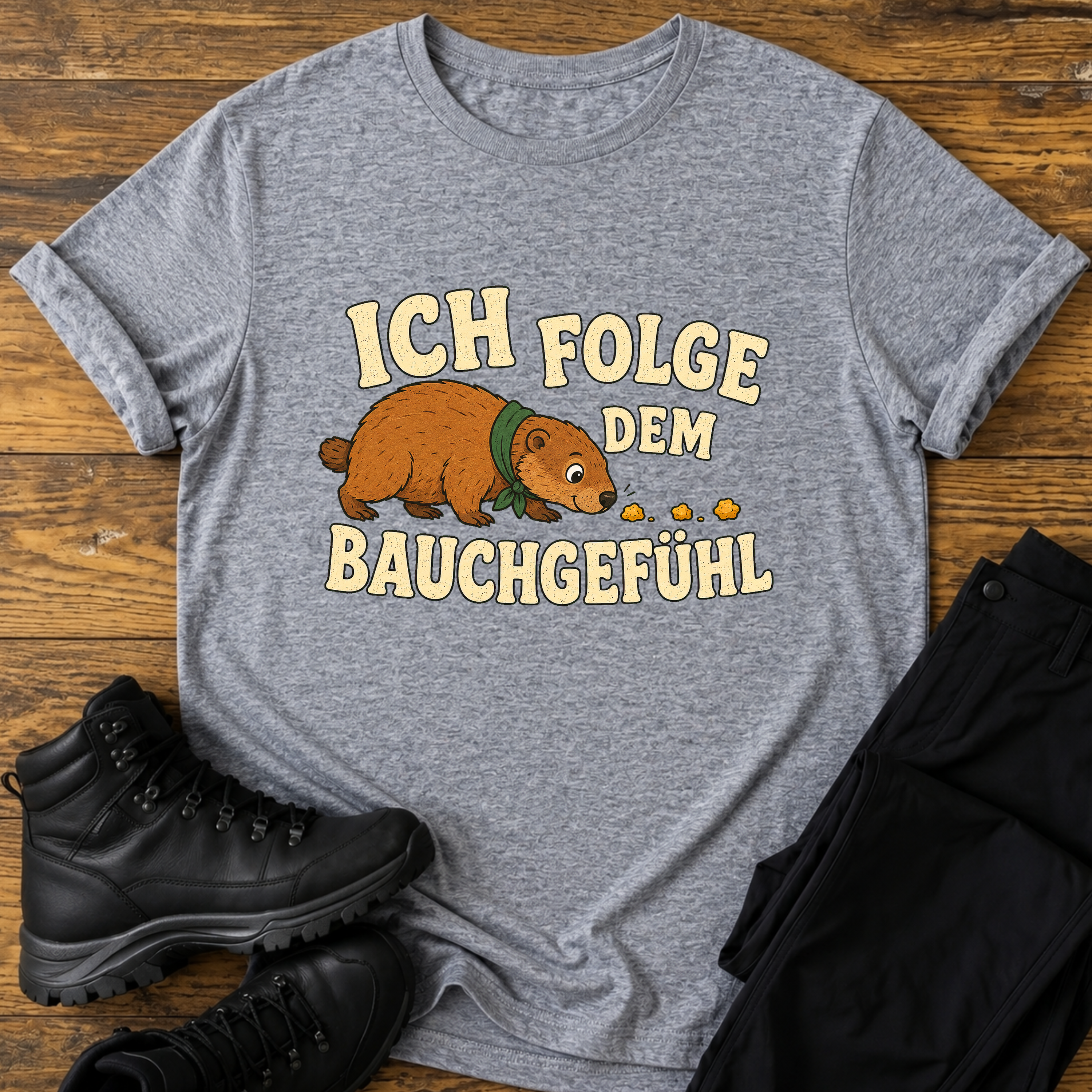 Ich folge dem Bauchgefühl T-Shirt