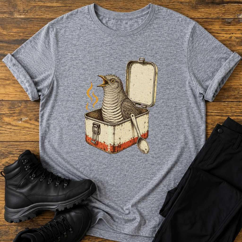 Kuckuck im Kochgeschirr T-Shirt