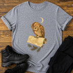 Eule mit Höhlenkarte T-Shirt