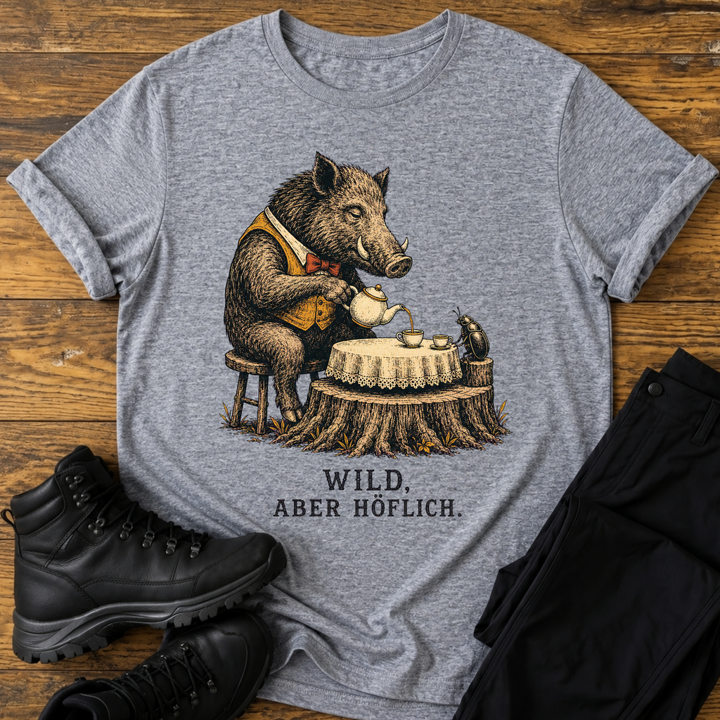 Wild aber höflich. T-Shirt
