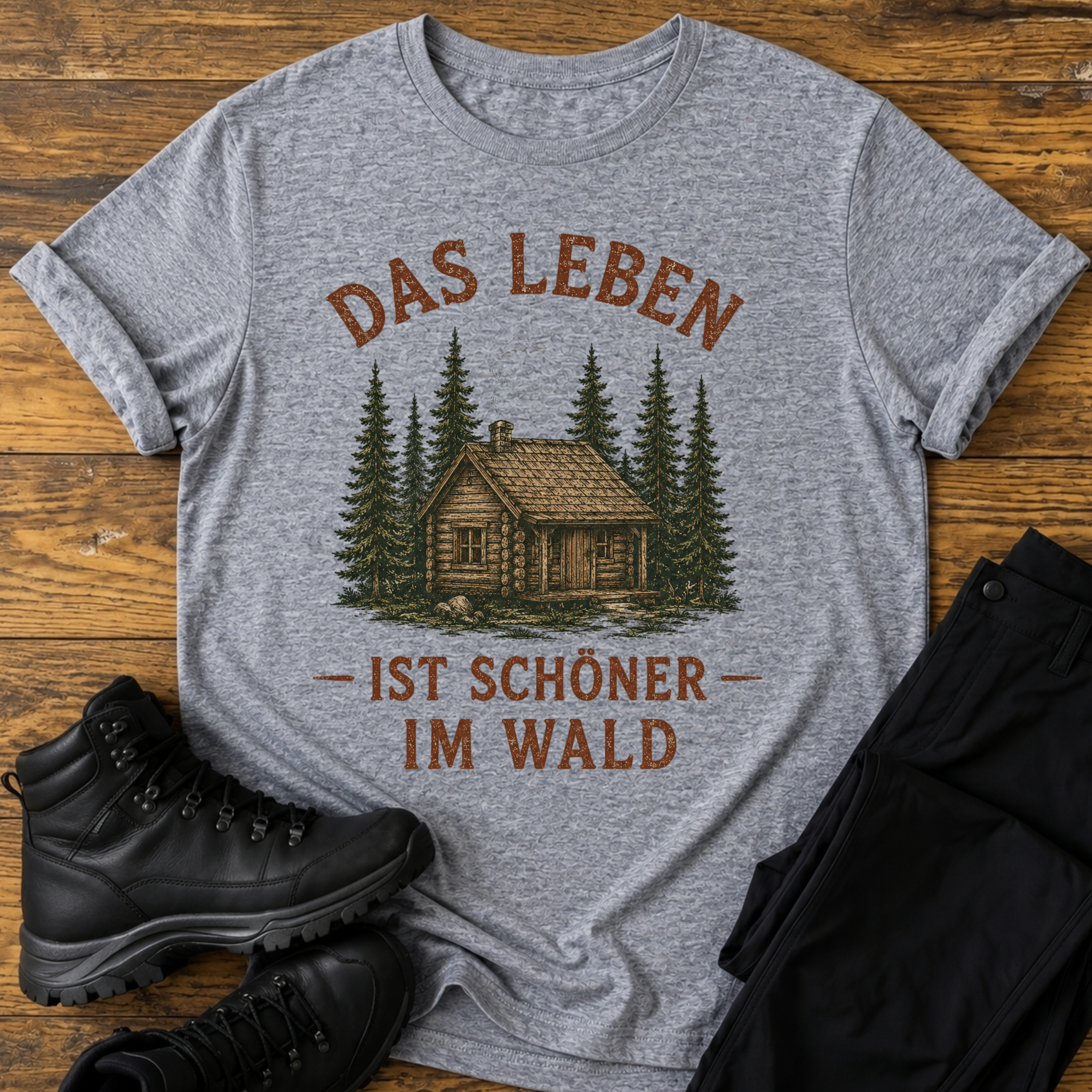 Das Leben ist schöner im Wald T-Shirt