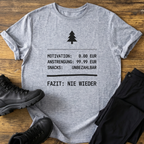 Fazit: nie wieder T-Shirt