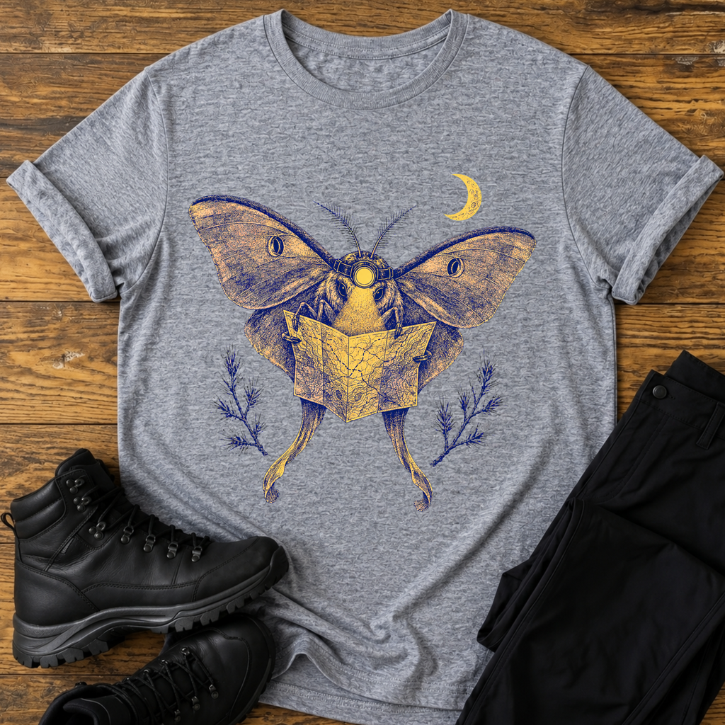 Nachtfalter Stirnlampe T-Shirt