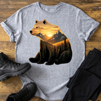 Goldenes Alpenglühen T-Shirt