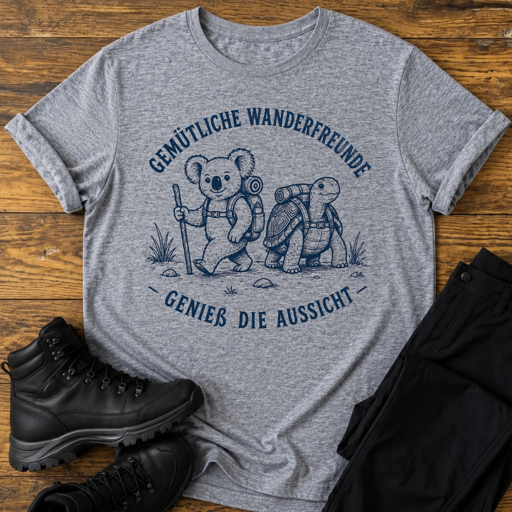 Gemütliche Wanderfreunde T-Shirt