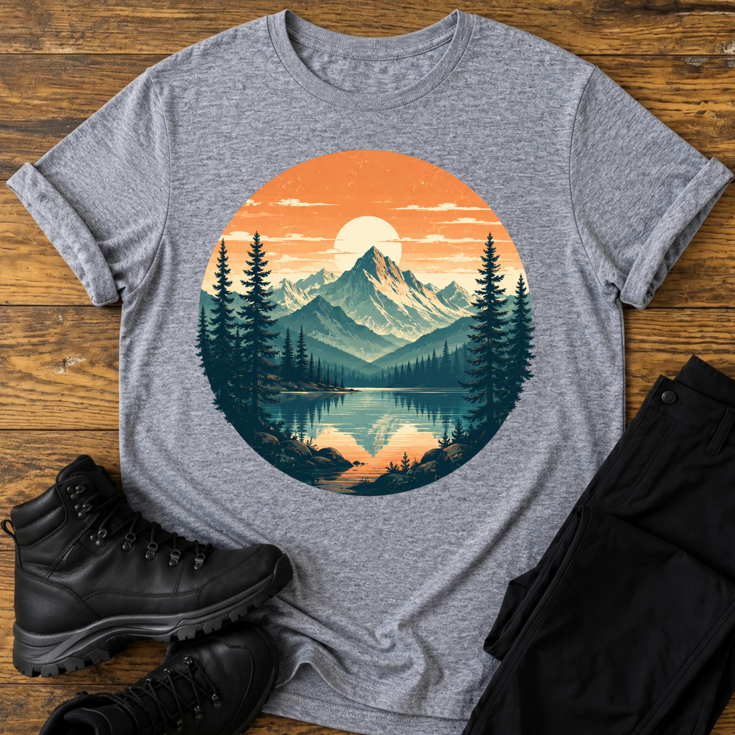 Gipfelspiegelung T-Shirt