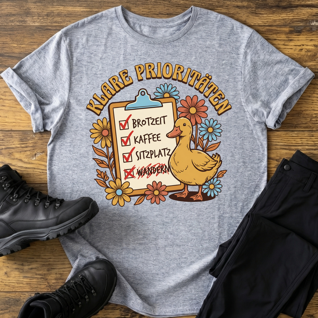 Klare Prioritäten T-Shirt