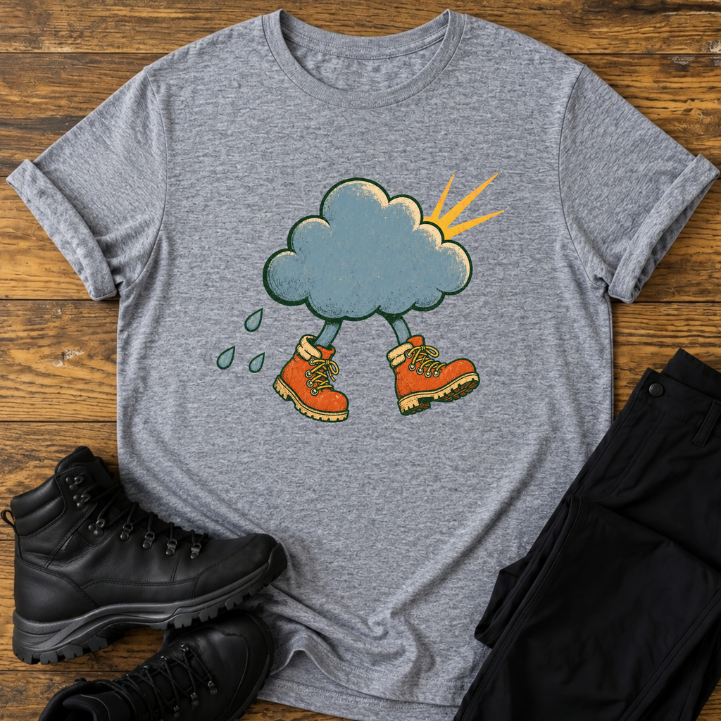 Wanderschuh-Wolke T-Shirt