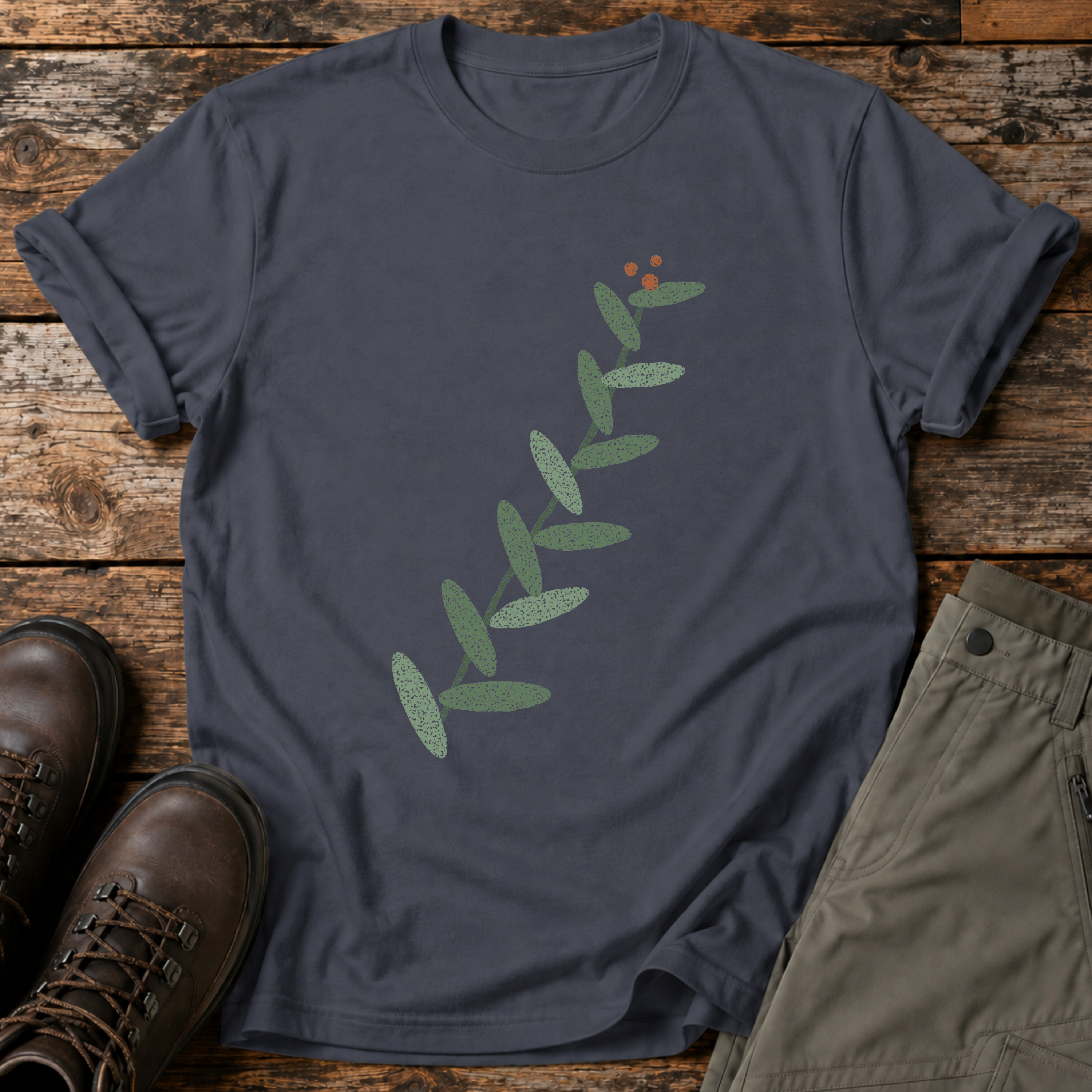 Wilder Olivenzweig T-shirt